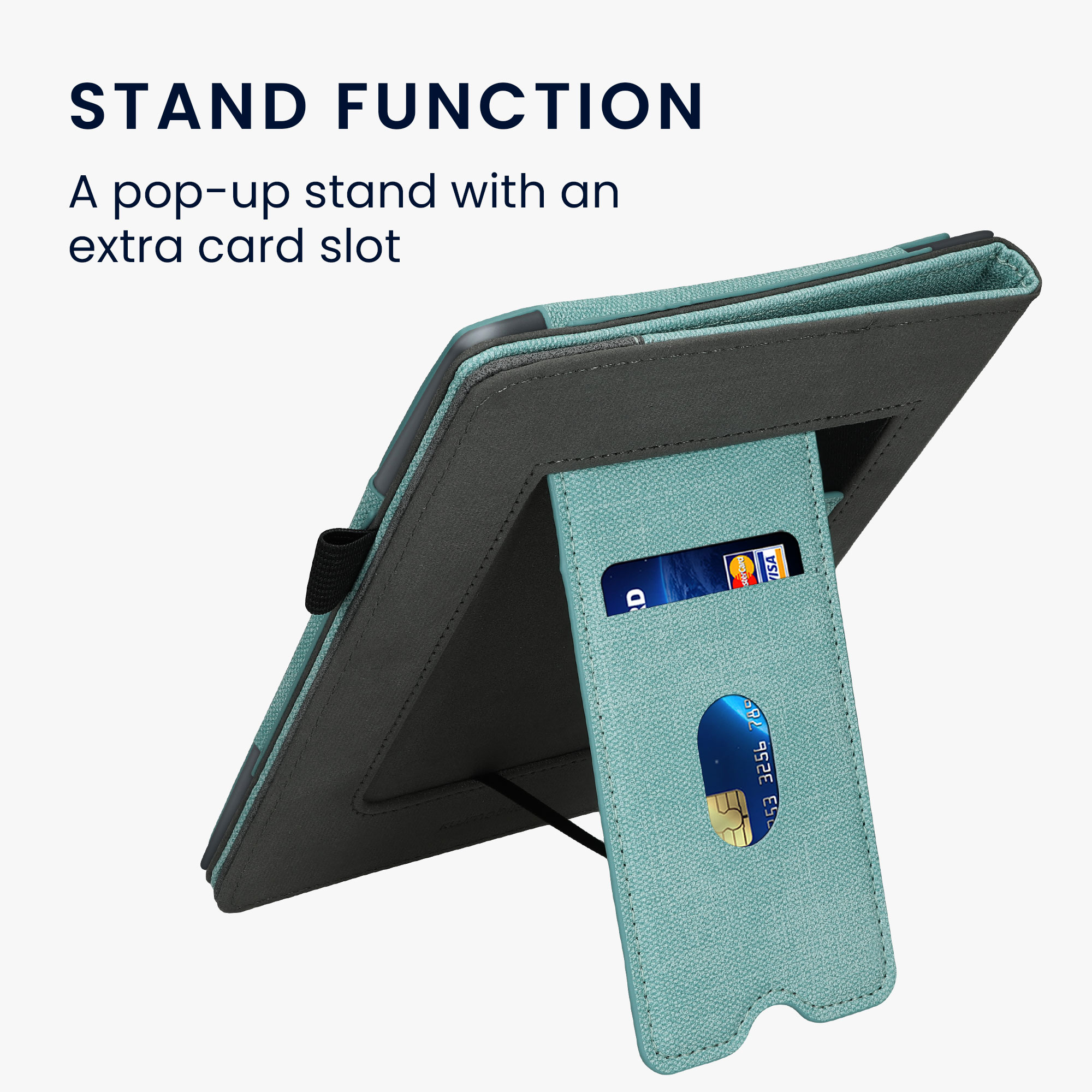 Pouzdro na čtečku kwmobile pro Pocketbook InkPad 4 / Color 3 / Color… - mátová / tmavě šedá