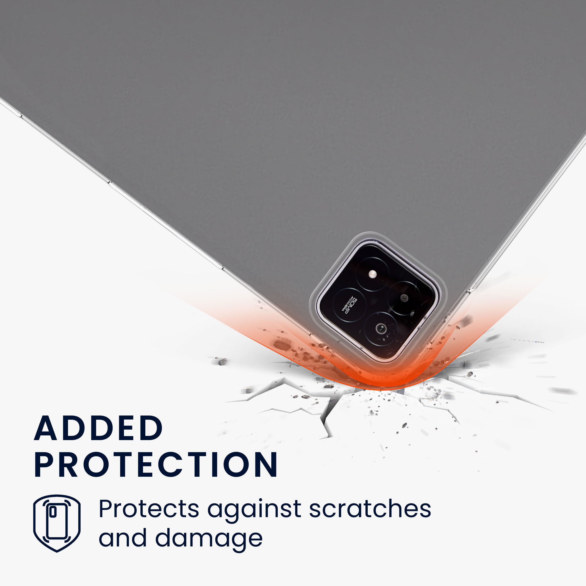 Pouzdro na tablet Xiaomi Pad 6S Pro 12.4 kwmobile - transparentní