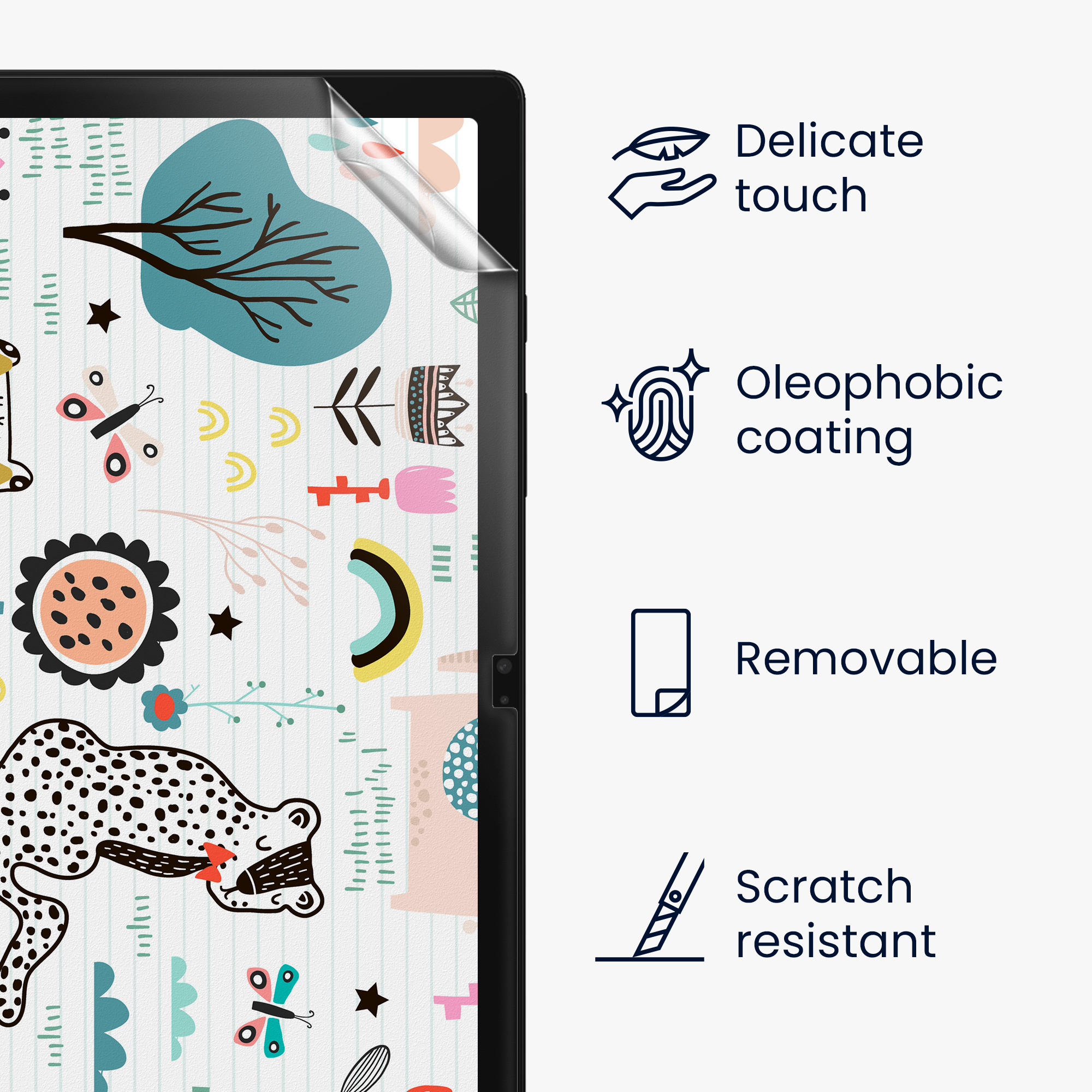 Paper Feel ochranná fólie na tablet Galaxy Tab A8 10.5 (2021) kwmobile Paper Feel