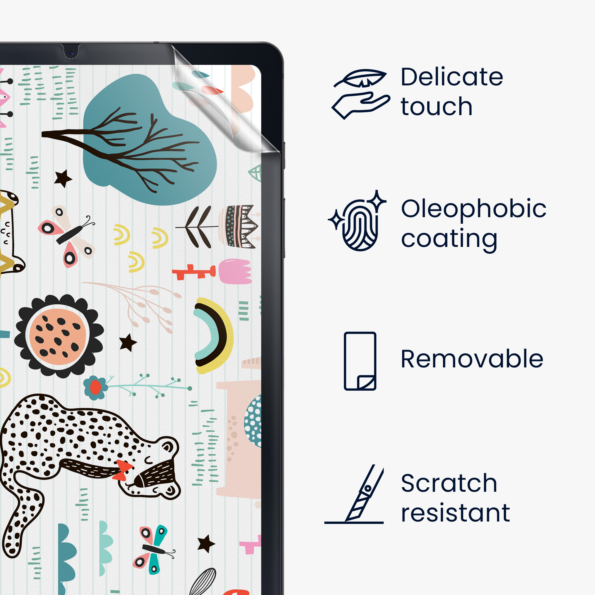 Paper Feel ochranná fólie na tablet Galaxy Tab S6 Lite (2024/2022/2020) kwmobile Paper Feel