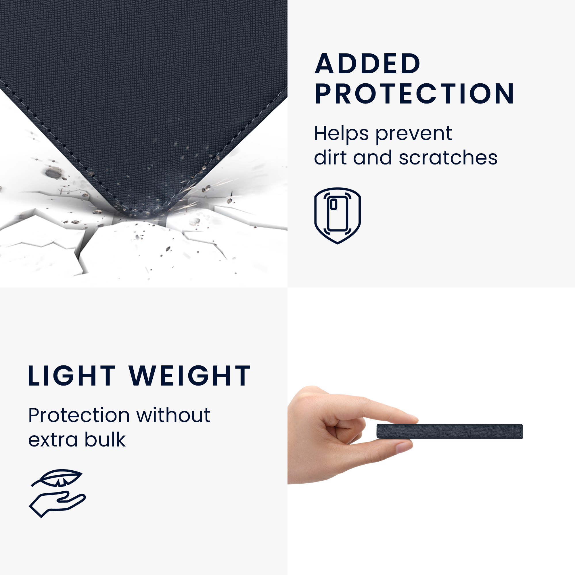 kwmobile pouzdro na čtečku Kobo Libra Colour Case, tmavě modrá