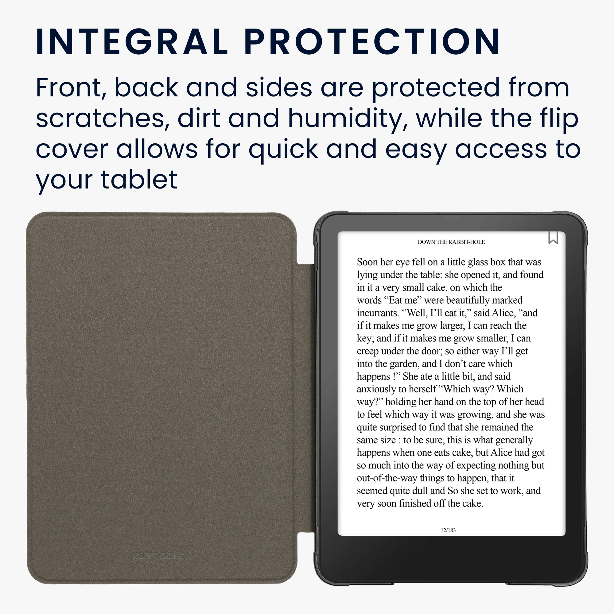 Pouzdro na čtečku kwmobile Kindle Paperwhite 2024 / Colorsoft - Dusty růžová
