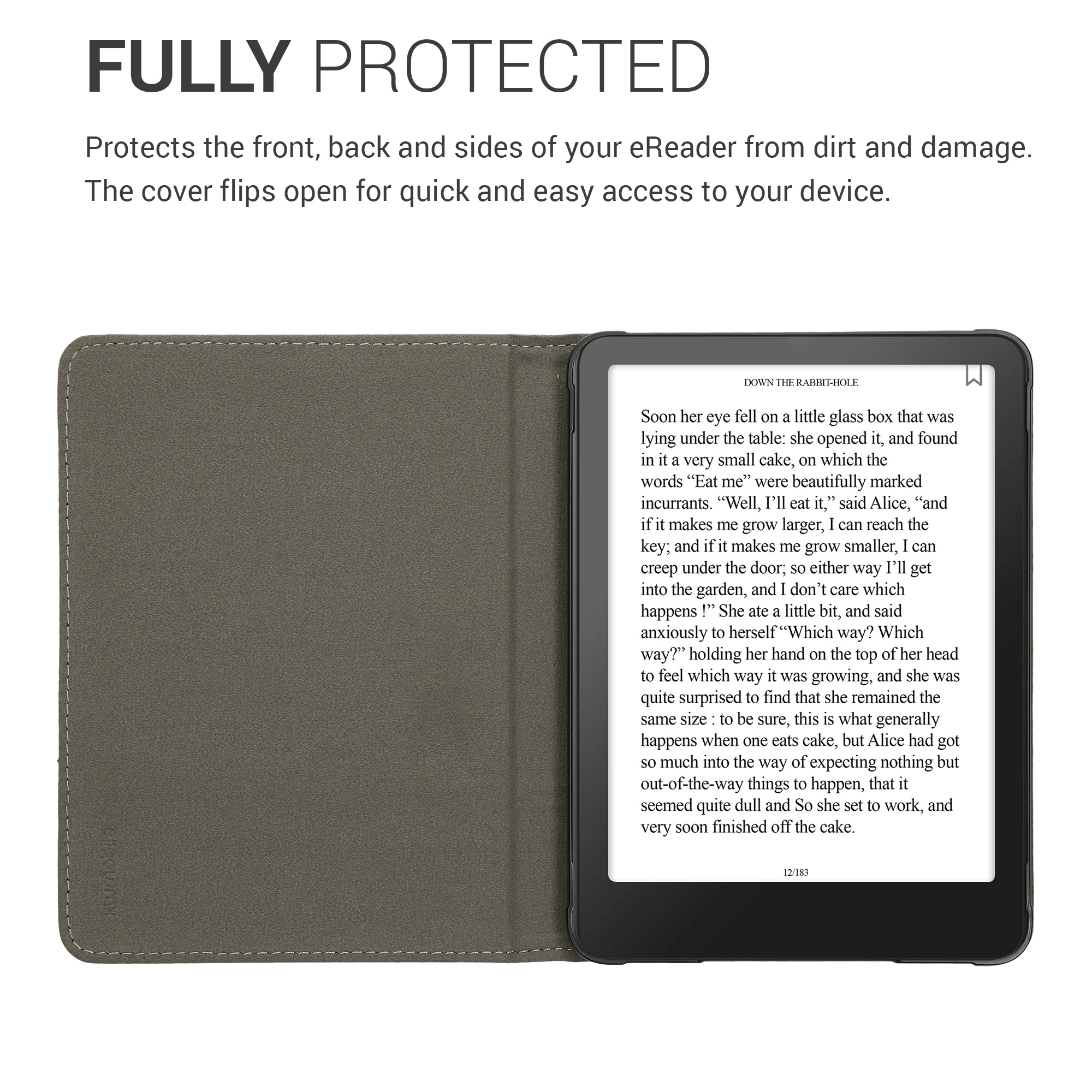 Pouzdro na čtečku kwmobile pro Amazon Kindle Paperwhite (2024)/Colorsoft - antracitová / černá