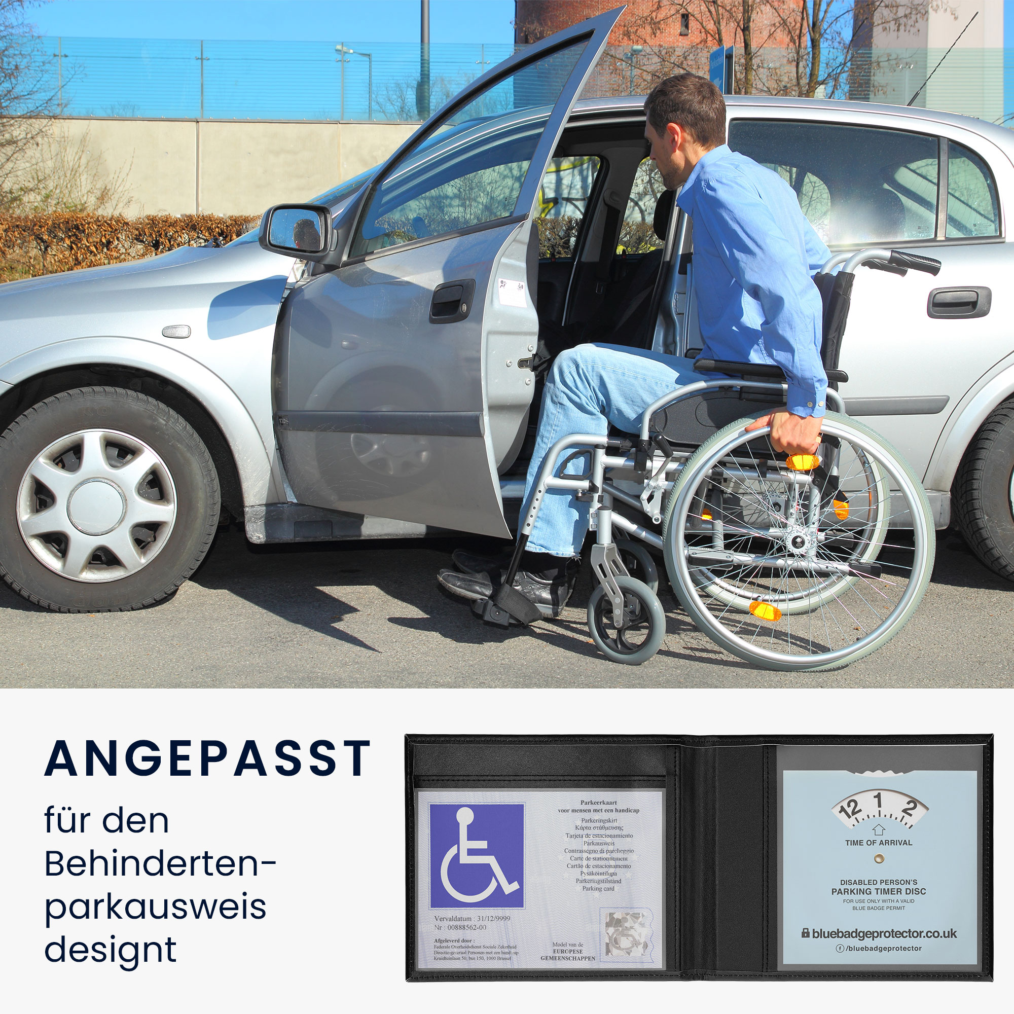 Pouzdro na průkaz Severely Handicapped Pass (German) kwmobile - don't touch