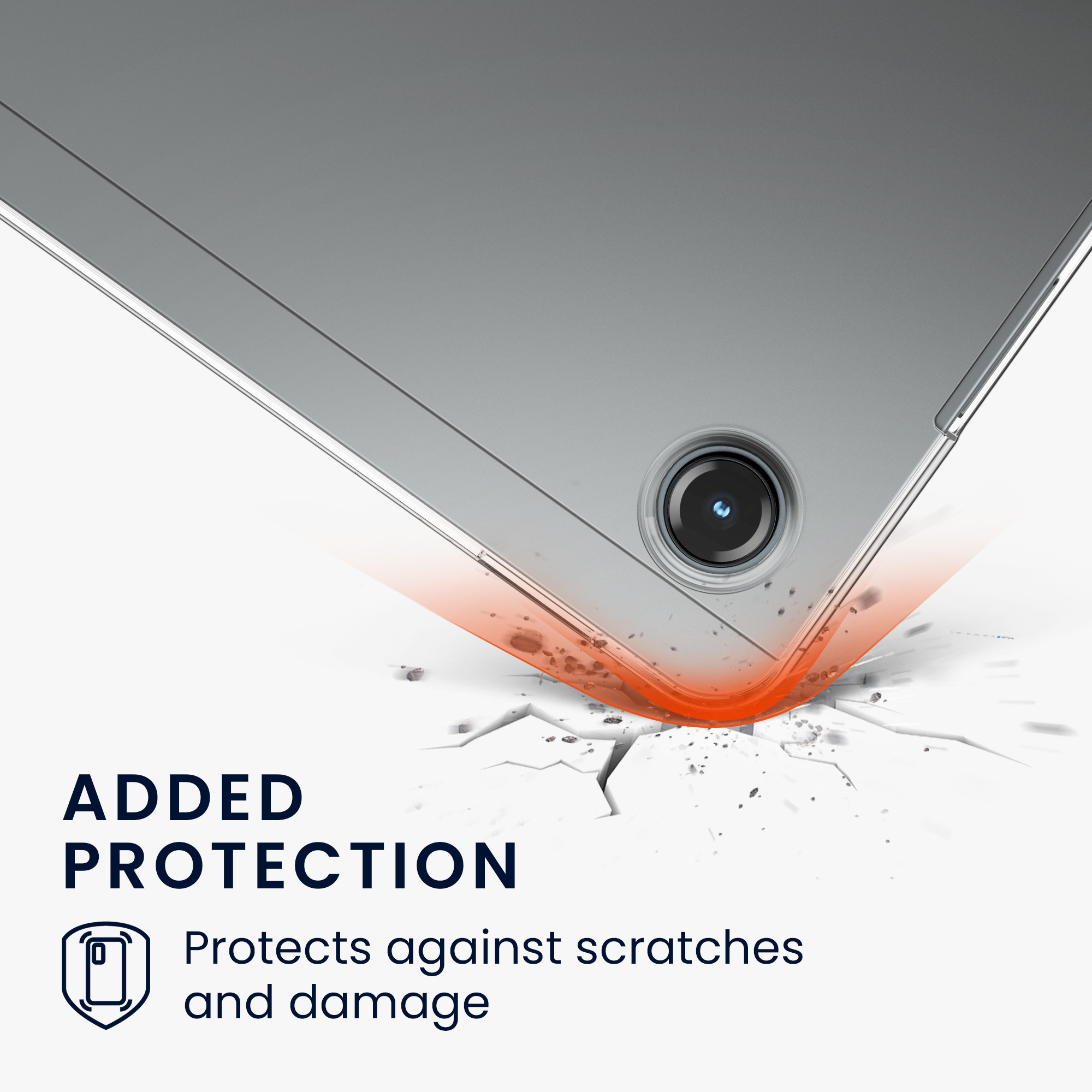 Pouzdro pro Samsung Galaxy Tab A11 / A9 kwmobile TPU - transparentní