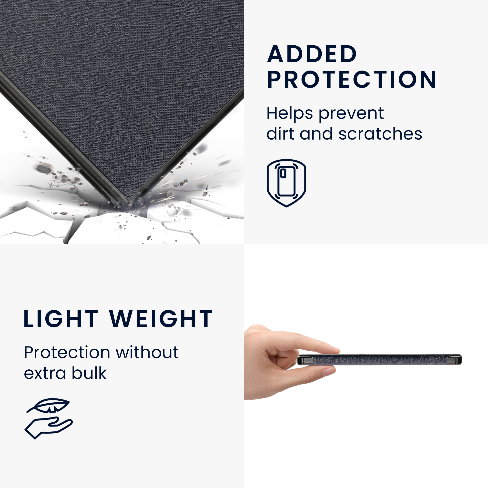 Obal pro Amazon Kindle Scribe 11" (2025) kwmobile - motiv tarotová karta s tmavě modrá / žlutá / černá