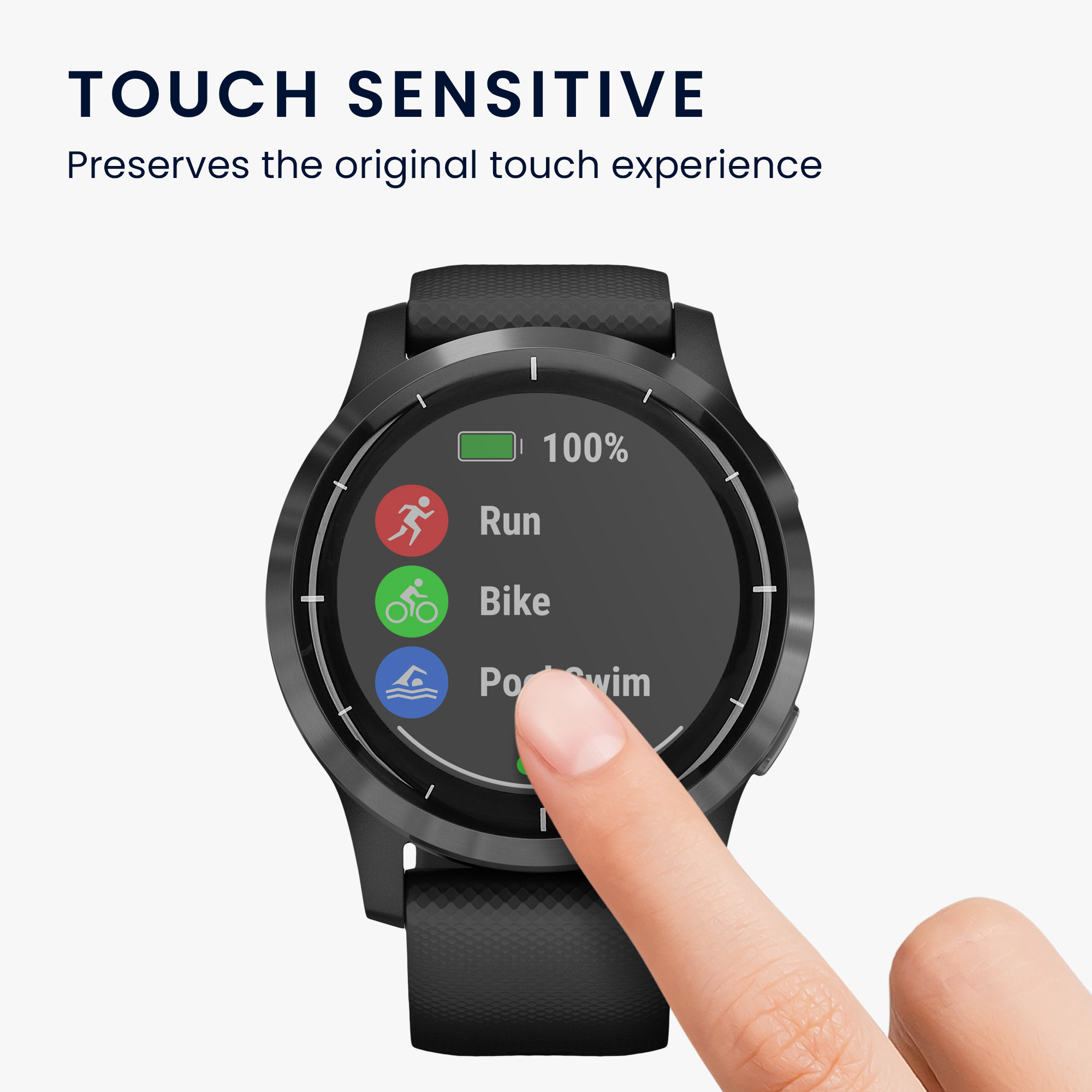 Ochranná fólie kwmobile pro Garmin Vivoactive 4 (45 mm) - 2 ks
