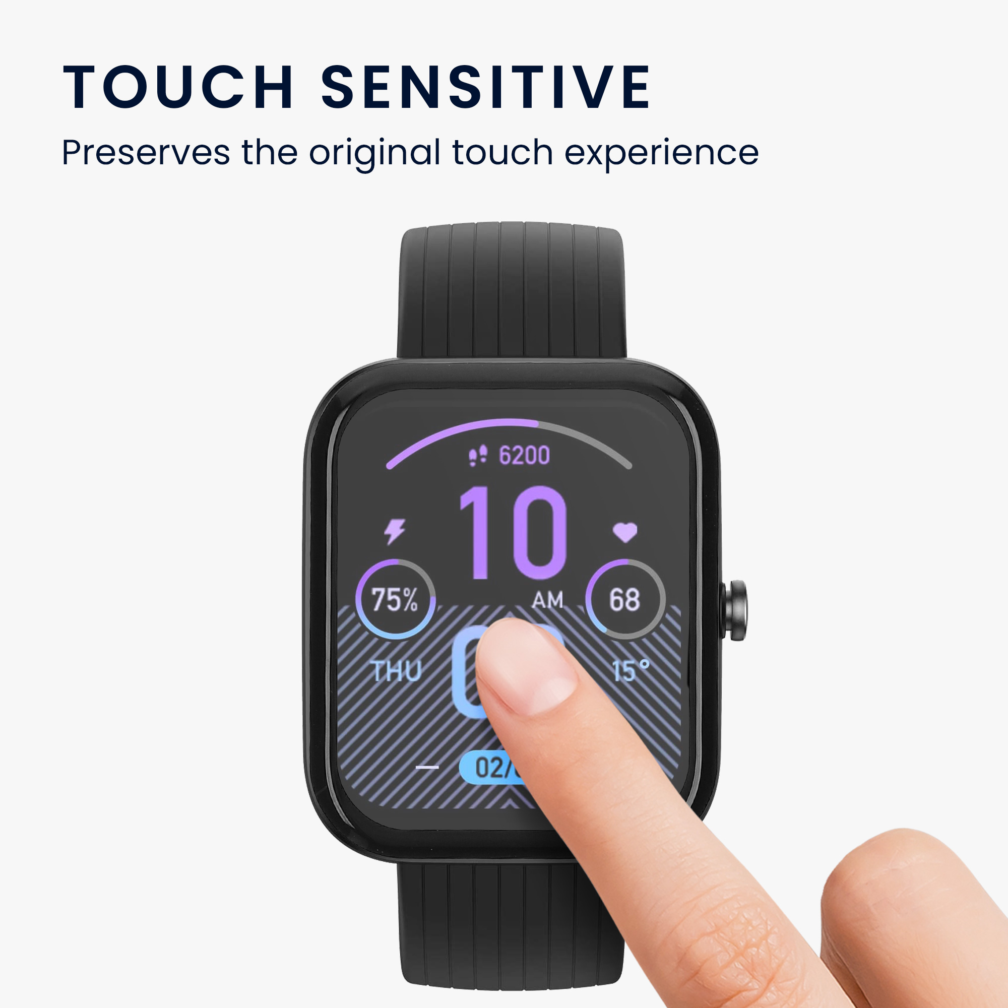 Sada 2 Ochranná fólie pro Huami Amazfit Bip 3 Pro kwmobile