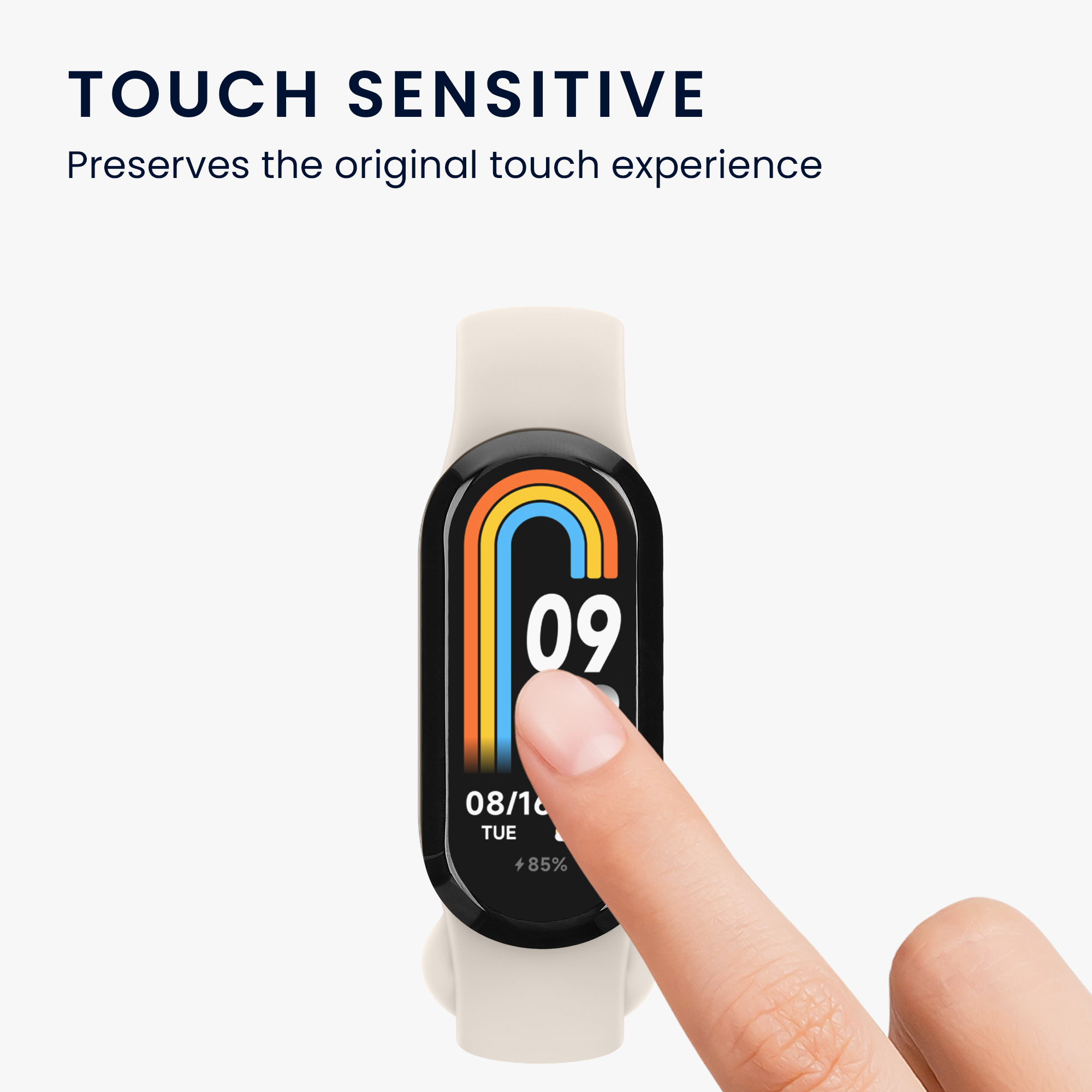 2 ks Ochranná fólie kwmobile Xiaomi Mi, 2x Smart Watch Protector Anti-Fingerprint