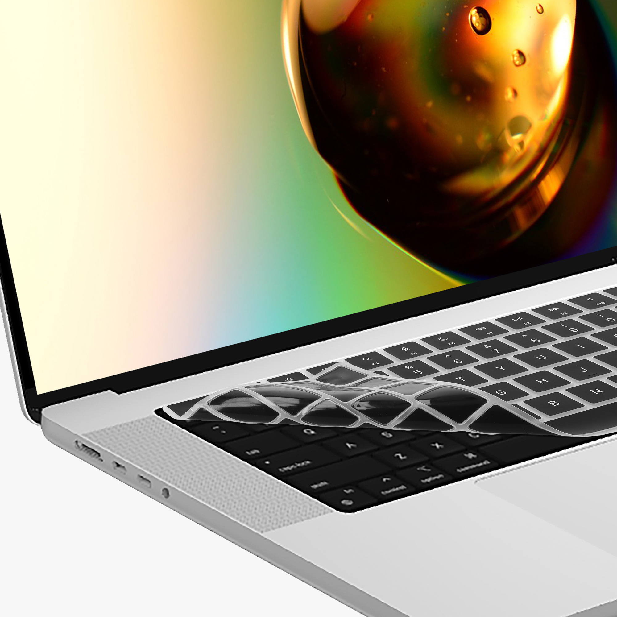 Kryt klávesnice Apple MacBook Pro 16" (2023) M2 A2780/M3 A2991 - kwmobile - QWERTY US - černá