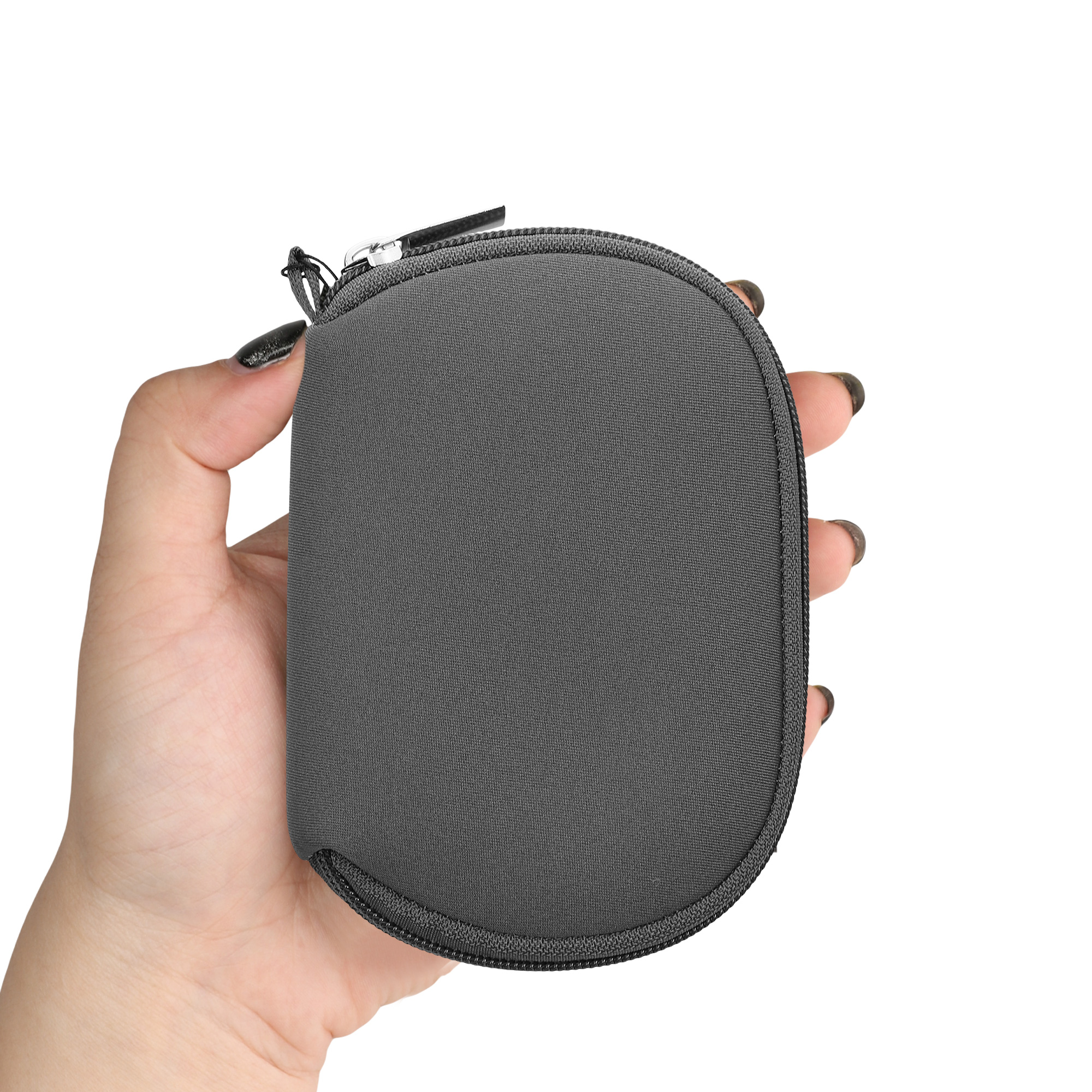 Pouzdro na myš kwmobile pro Logitech M220 SILENT / M235 / M185, tmavě šedá