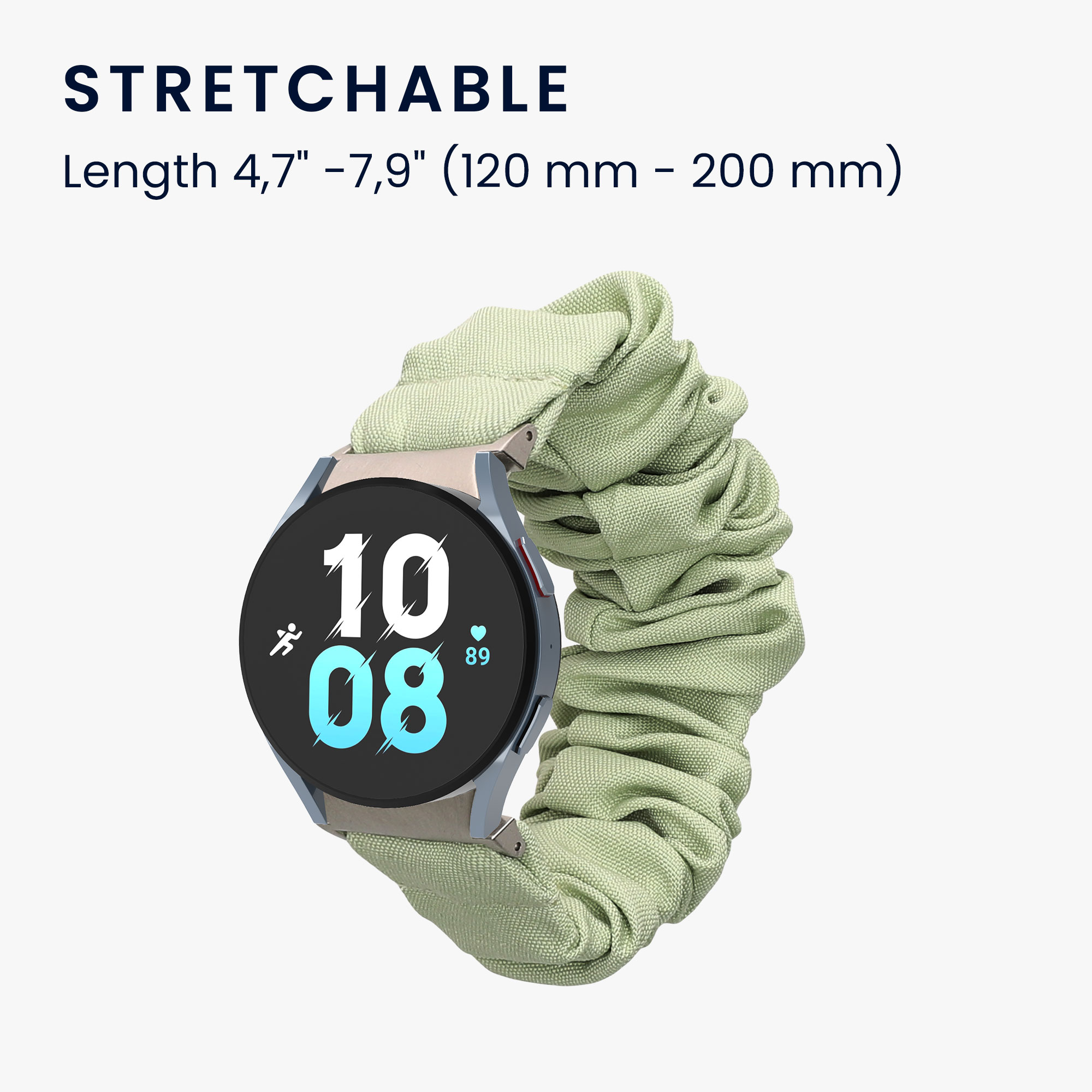 Řemínek na hodinky Galaxy Watch 4 / 5 / 6 Galaxy Watch 7 / FE kwmobile pastelově zelený