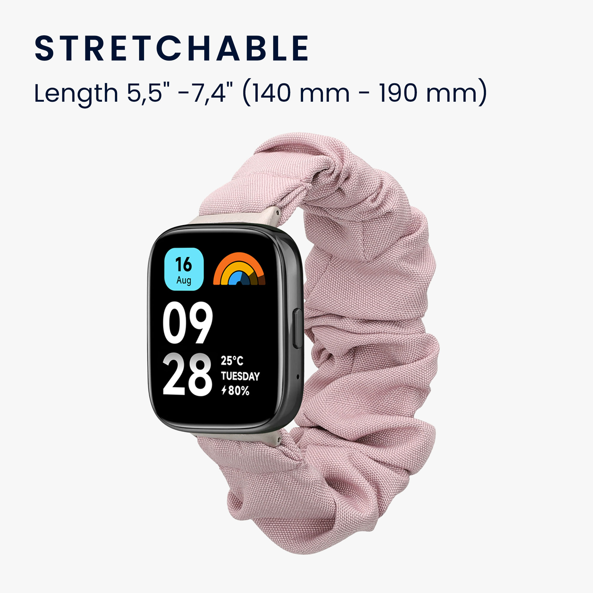 kwmobile řemínek k hodinkám Redmi Watch 3 Active / Redmi Watch 3 Lite