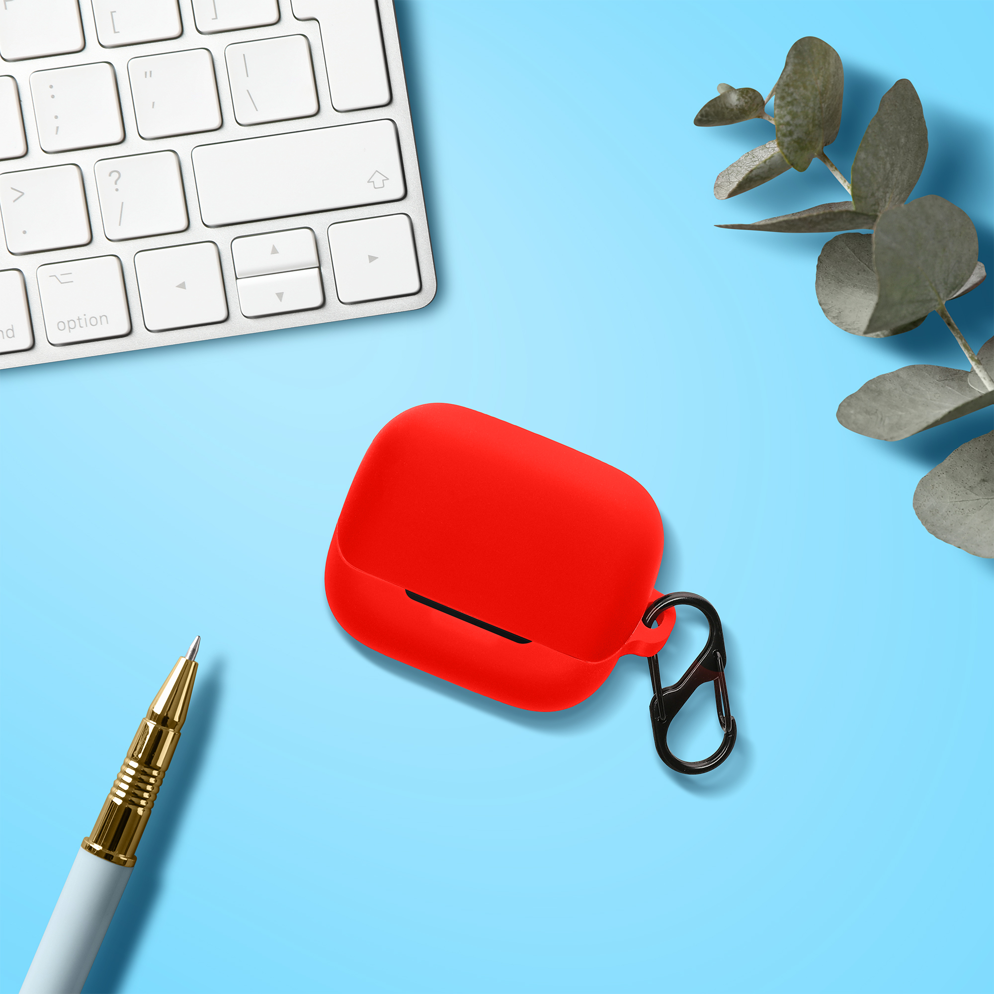 Pouzdro kwmobile pro Anker Soundcore K20i Case, červená