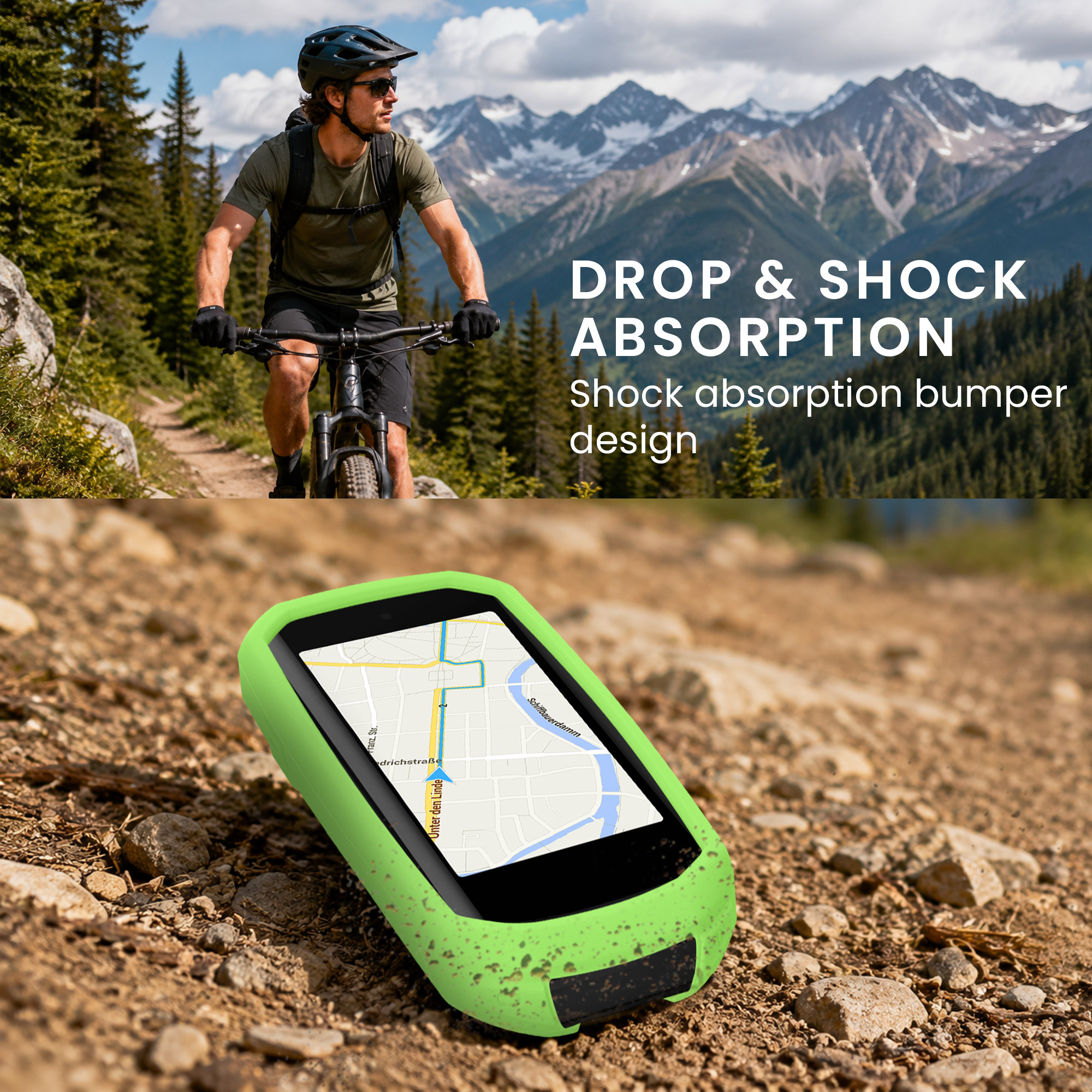 Silikonové pouzdro Garmin Edge 1050 kwmobile černý