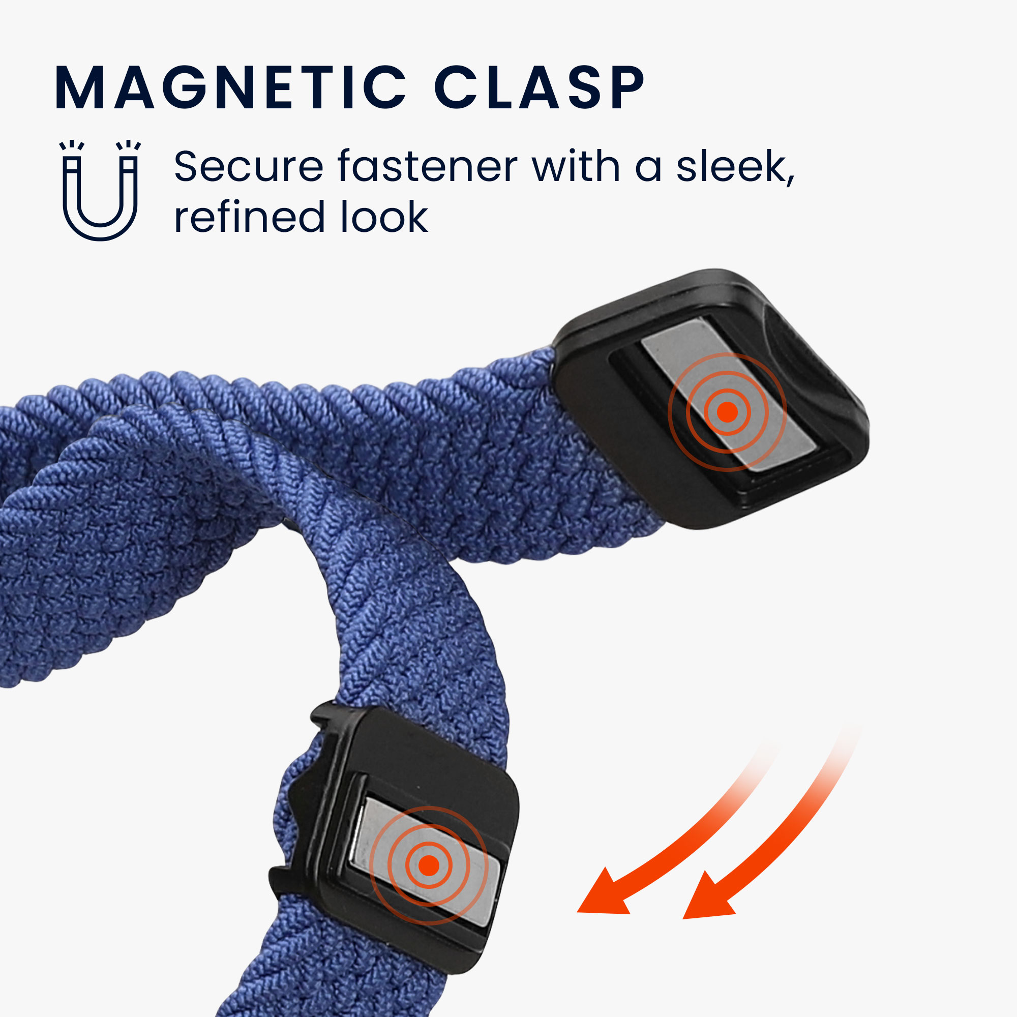 Řemínek na chytré hodinky pro Huawei Band 10 / 9 / 8 kwmobile nylonové - černá / modrá