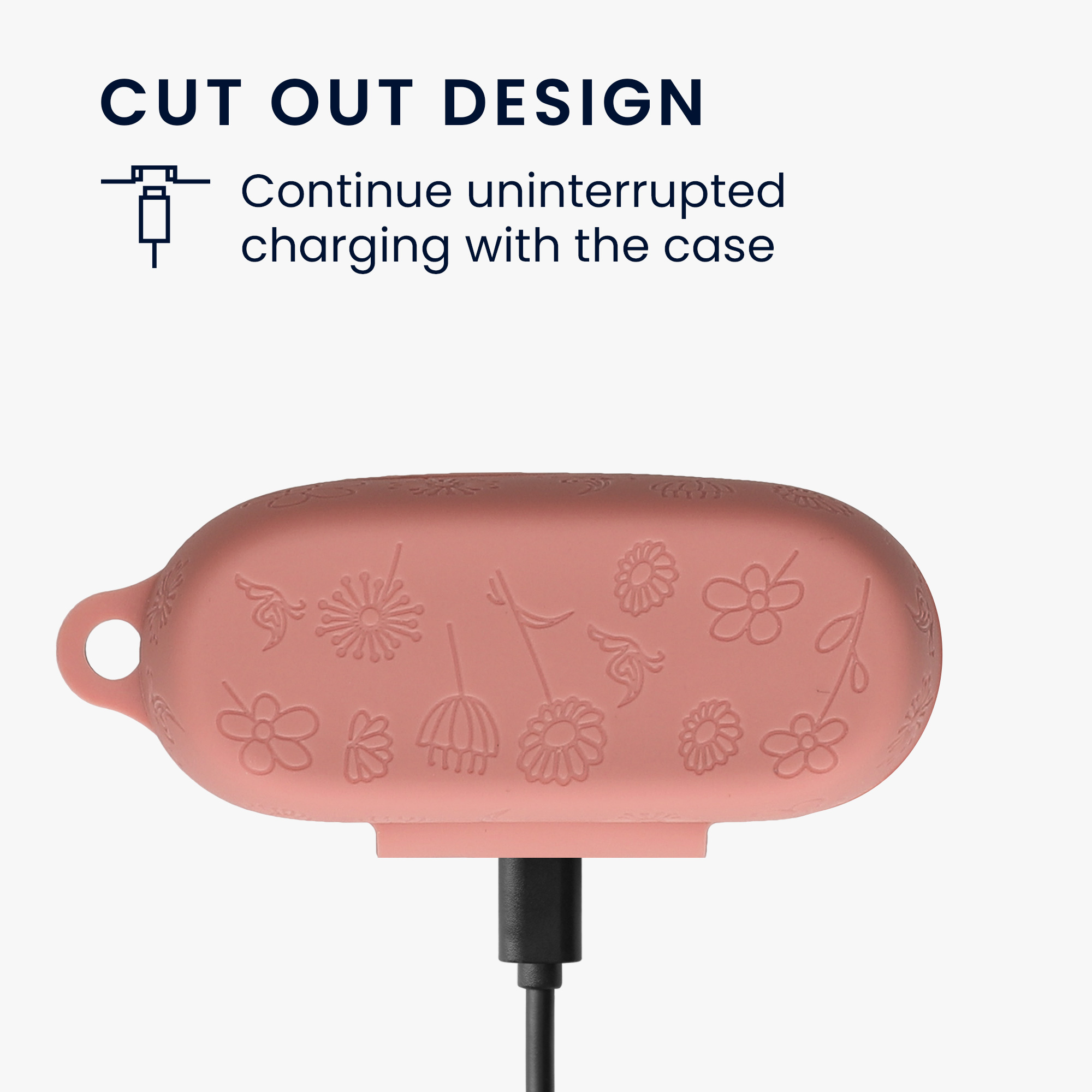 Silikonové cestovní pouzdro Jabra Elite 4 (ne Elite 4 Active) kwmobile embossed vícebarevná