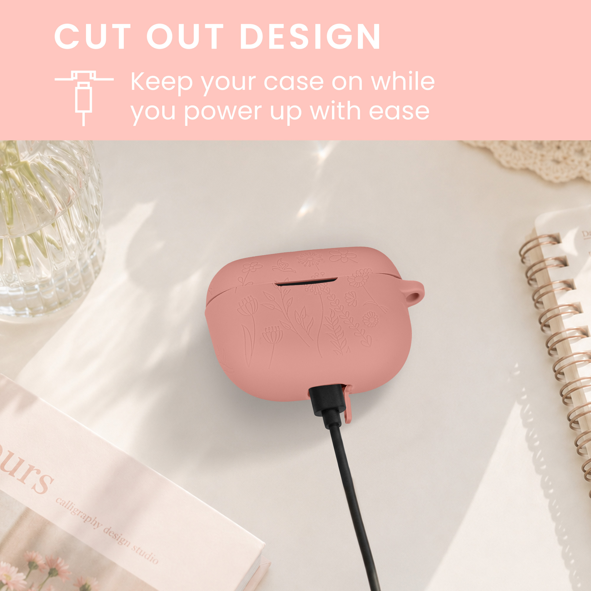 Silikonové cestovní pouzdro Jabra Elite 10 / E10 kwmobile embossed vícebarevná