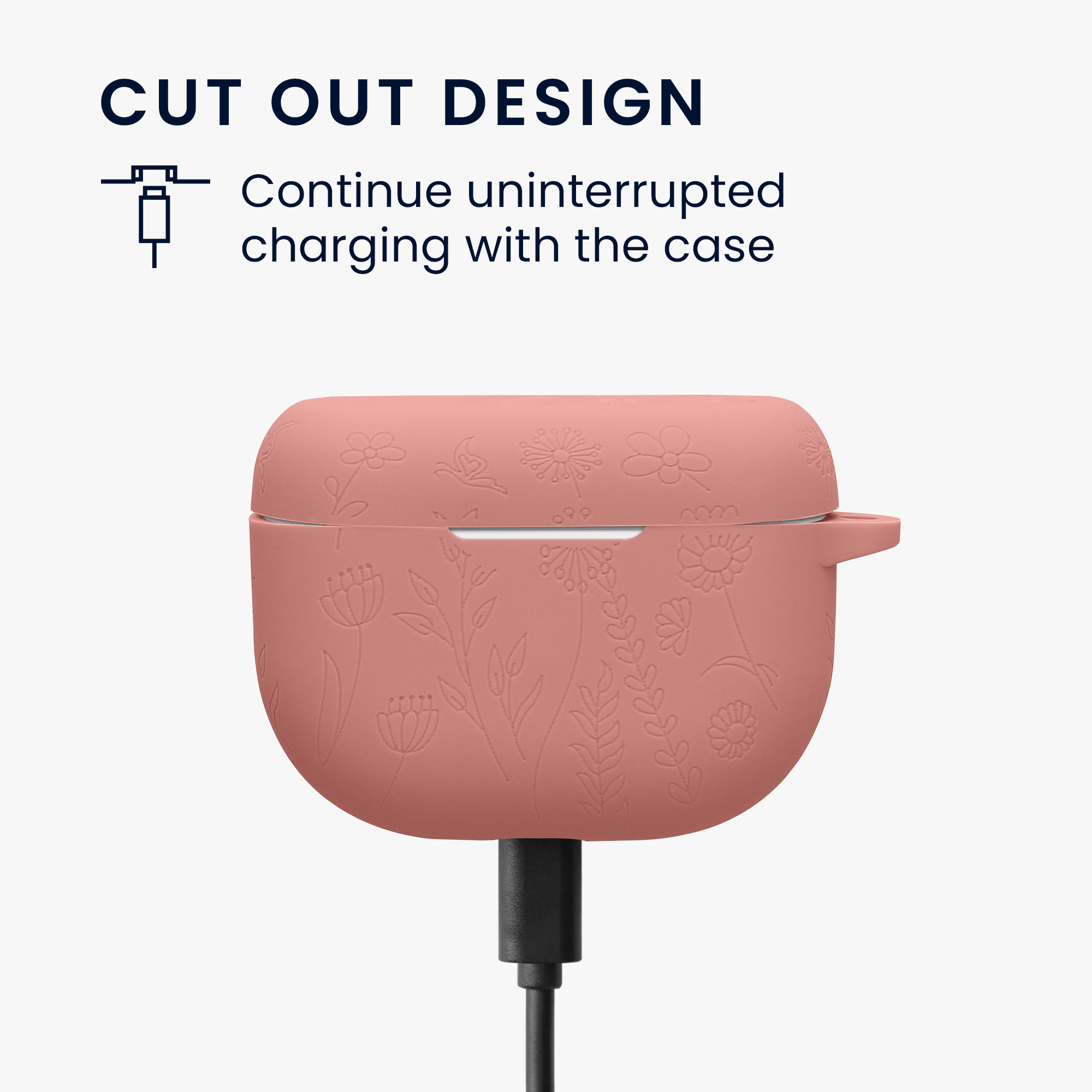 Silikonové cestovní pouzdro Jabra Elite 8 Active kwmobile embossed vícebarevná