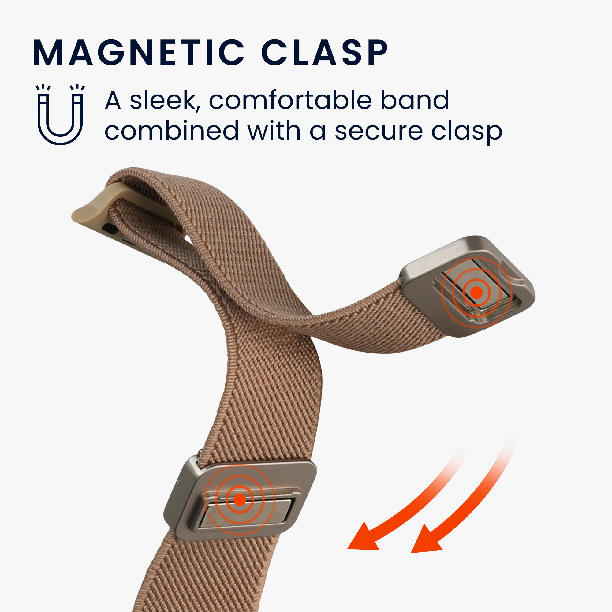 Řemínek na hodinky kwmobile nylonový pro Apple Watch SE 40mm Apple Watch 9/8/7/6/5/4/3 40mm, béžová