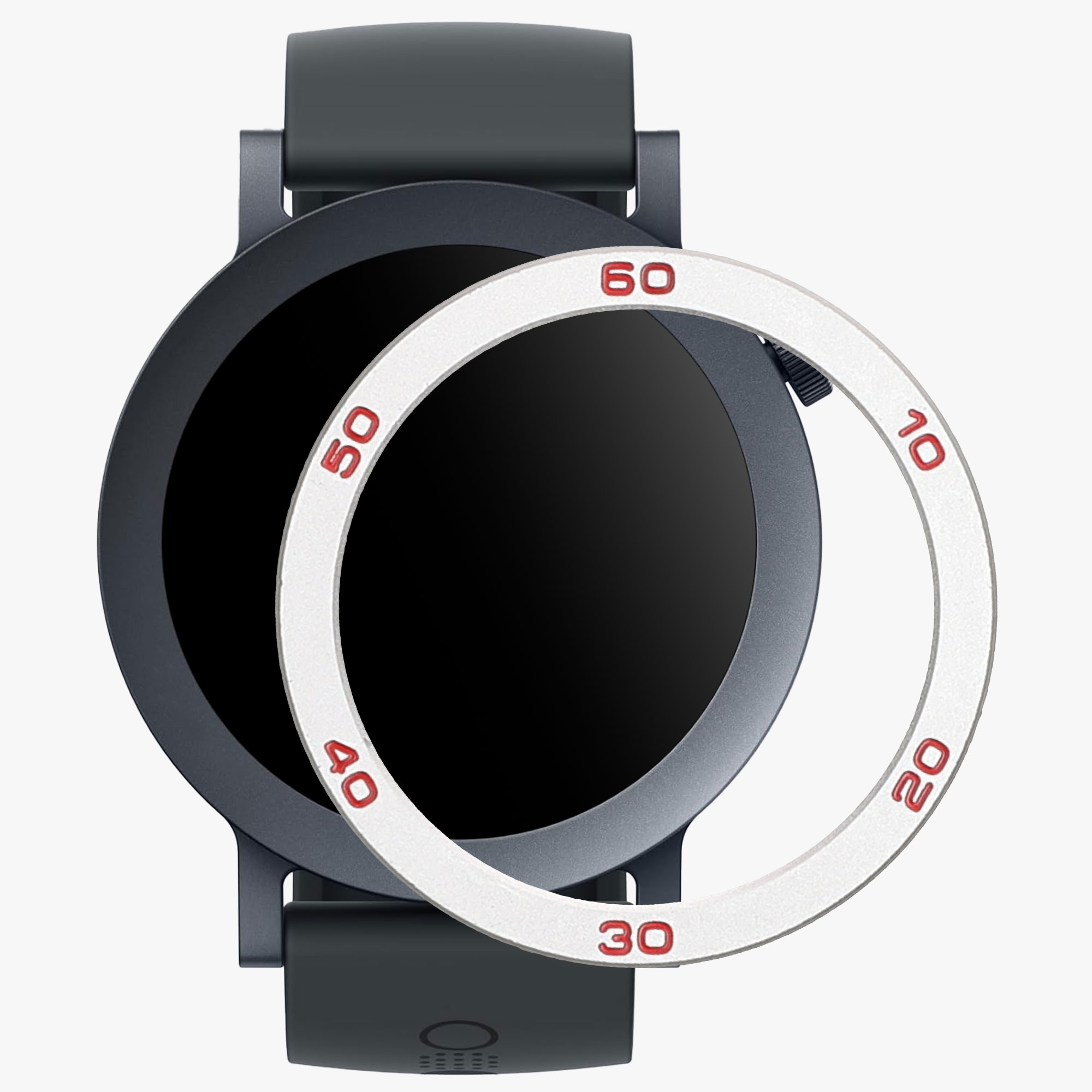 Ochranný rámeček CMF Watch Pro 2 kwmobile stříbrno-červené