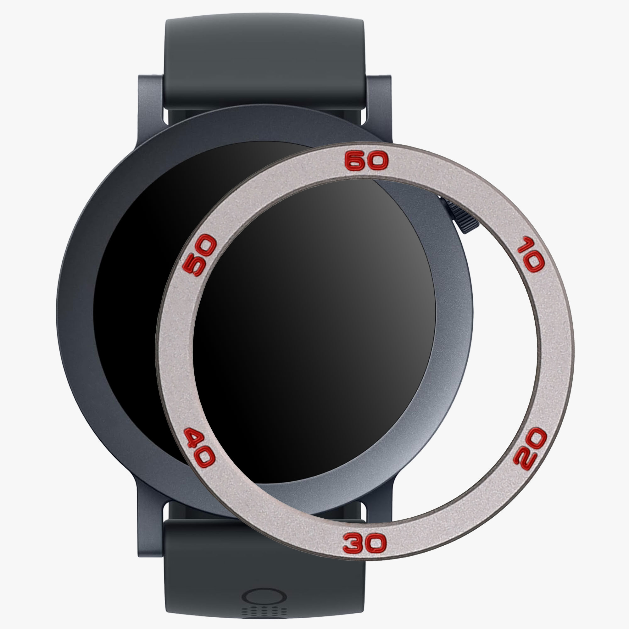 Ochranný rámeček CMF Watch Pro 2 kwmobile šedo-červené