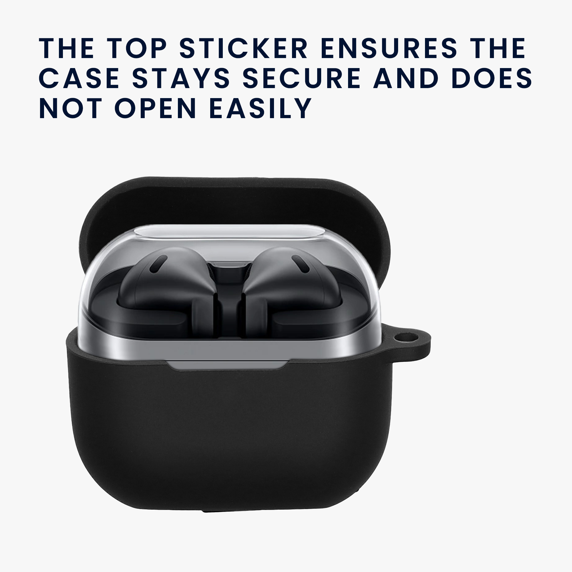 Kryt na sluchátka Samsung Galaxy Buds 3 / Galaxy Buds 3 Pro kwmobile TPU černý
