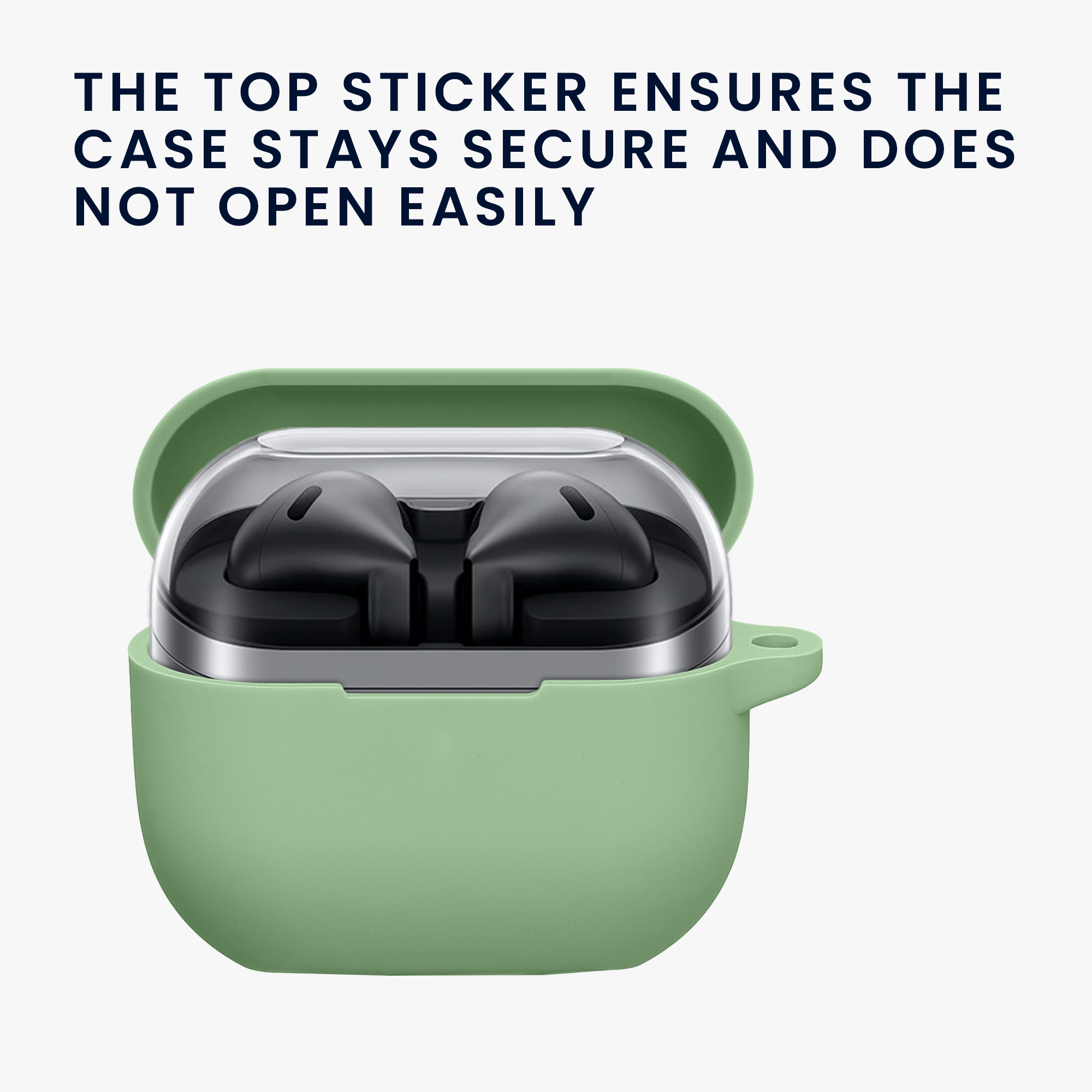 Kryt na sluchátka Samsung Galaxy Buds 3 / Galaxy Buds 3 Pro kwmobile TPU Matcha Green