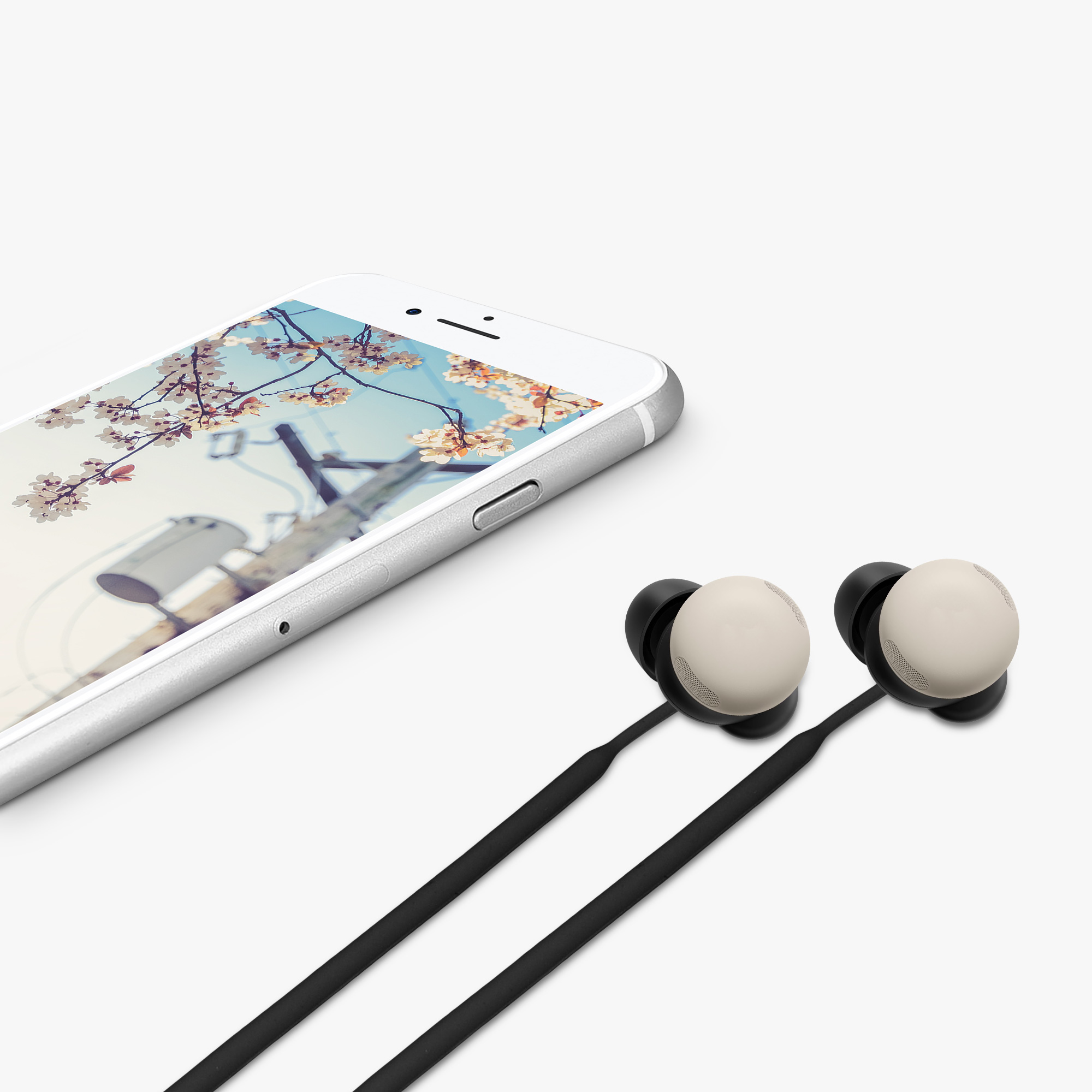 Silikonový držák kwmobile pro Google Pixel Buds Pro 2 - černá