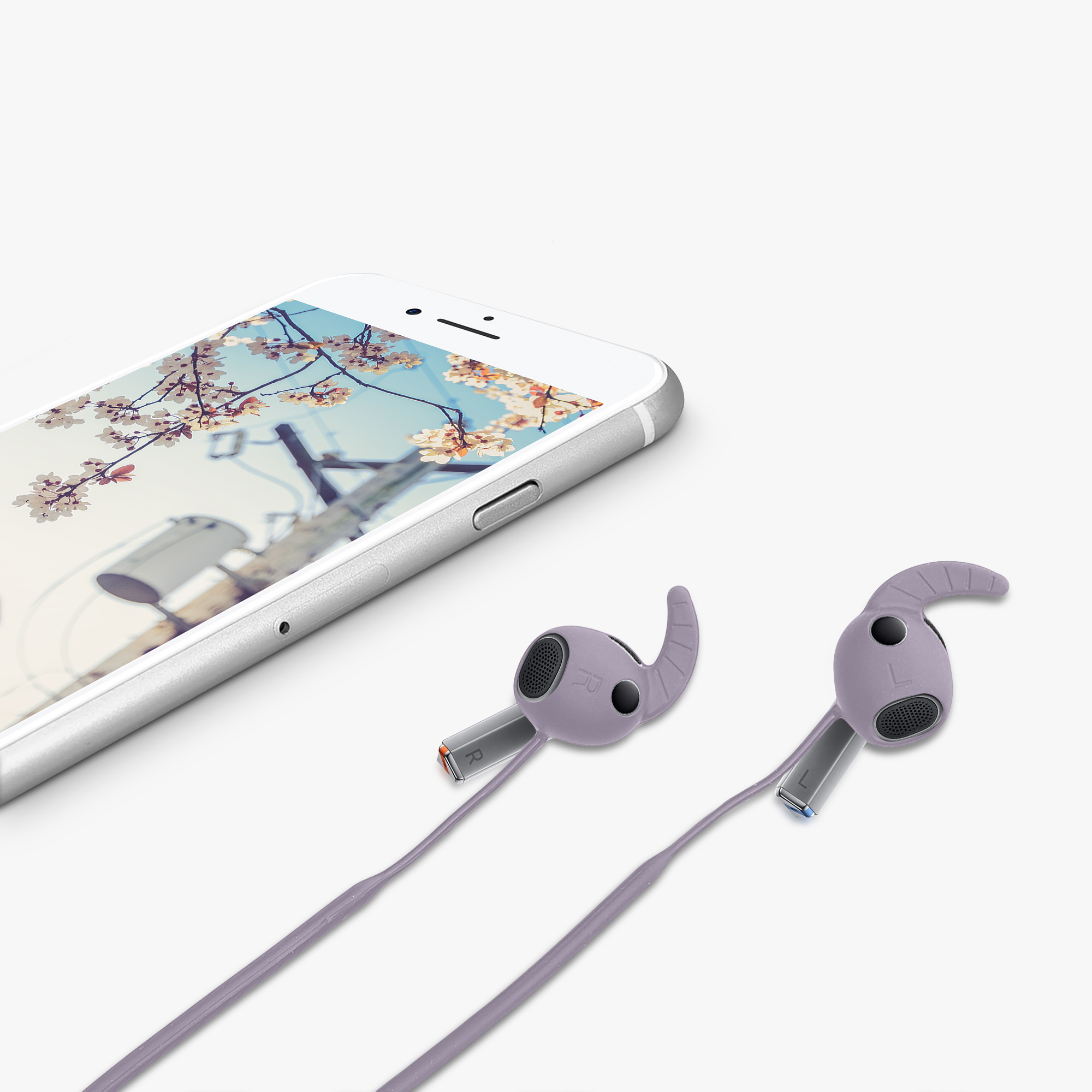 Šňůrka na sluchátka Samsung Galaxy Buds 3 Pro kwmobile levandulový