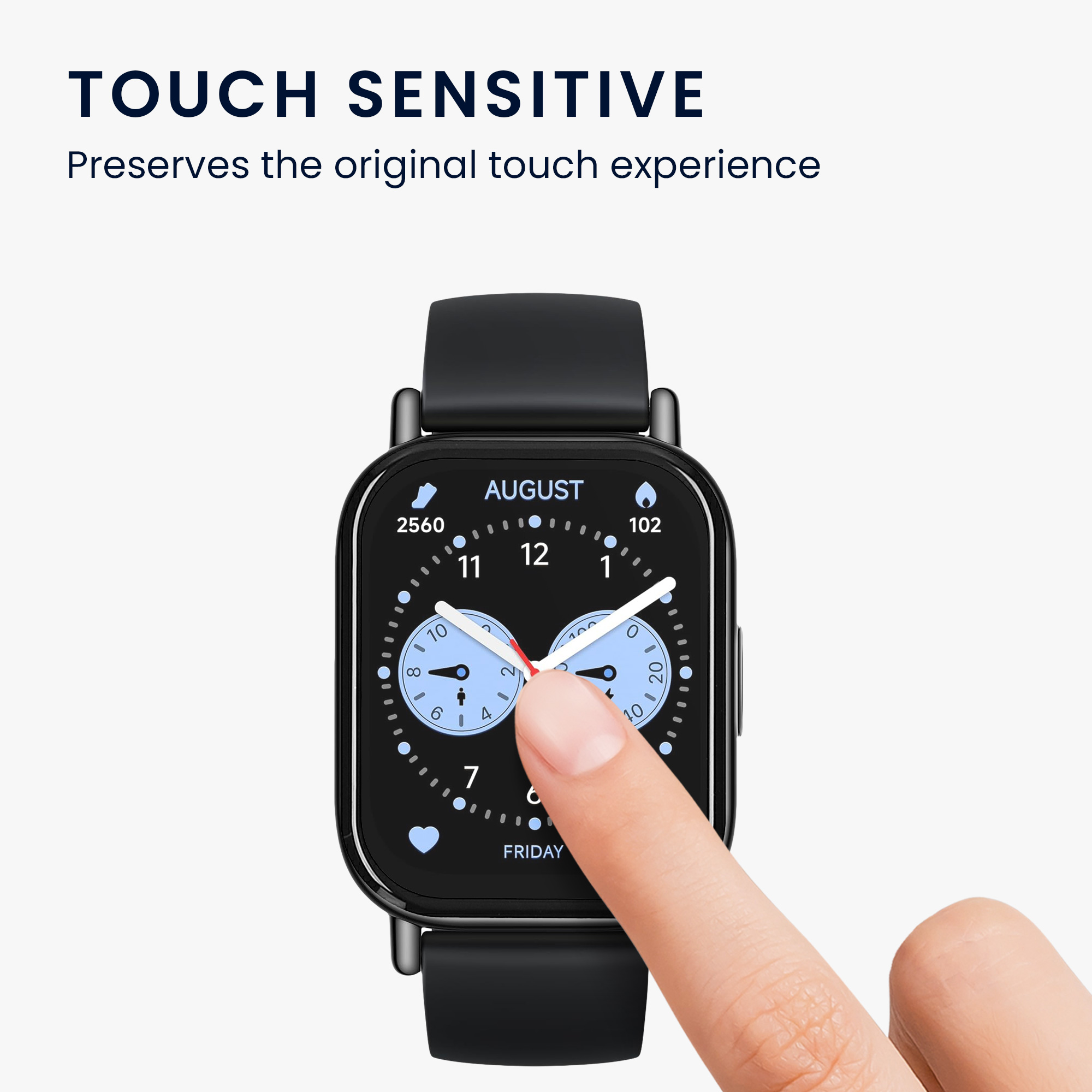 kwmobile ochranná fólie proti otiskům Redmi Watch 5 Lite 2 ks