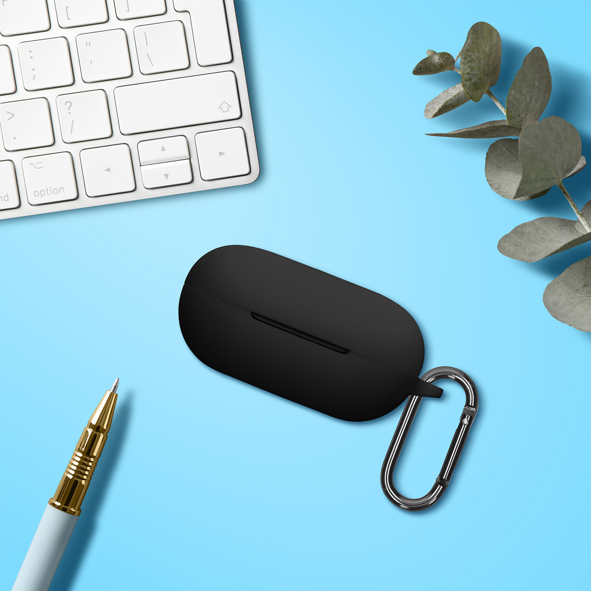 Silikonový obal nabíjecí pouzdro sluchátka Beats Powerbeats Pro 2 černá kwmobile