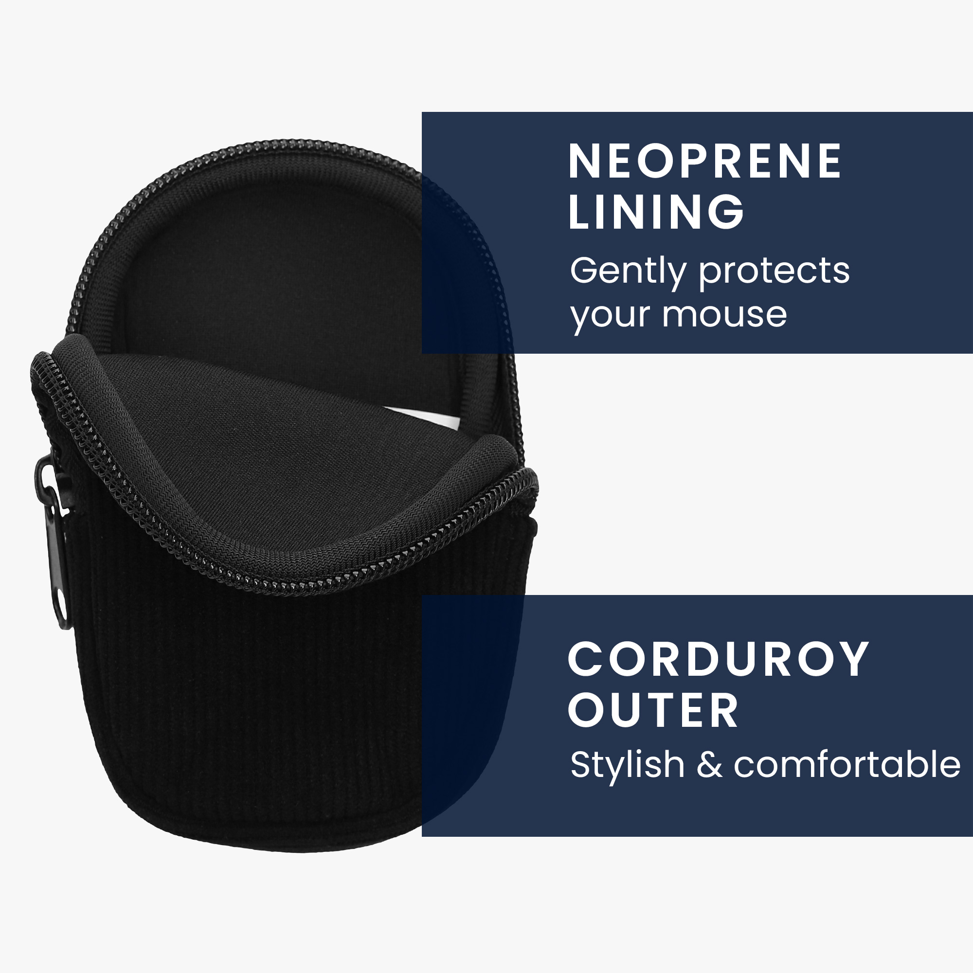 Pouzdro na myš Logitech Pebble kwmobile - černá