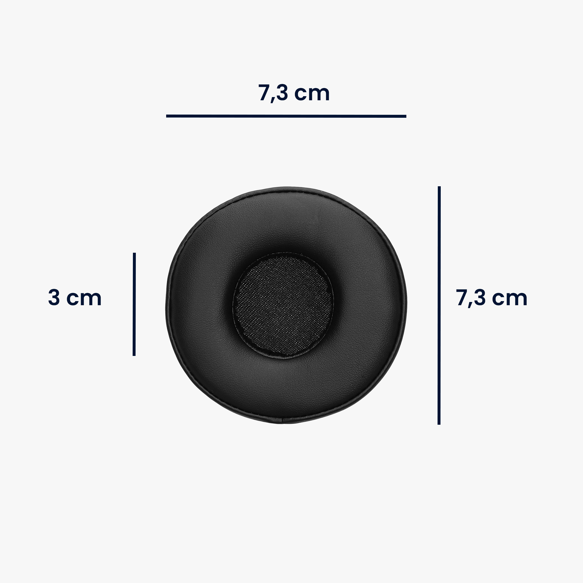Náhradní náušníky kwmobile pro Anker Soundcore H30i Replacement Ear Pads, černá