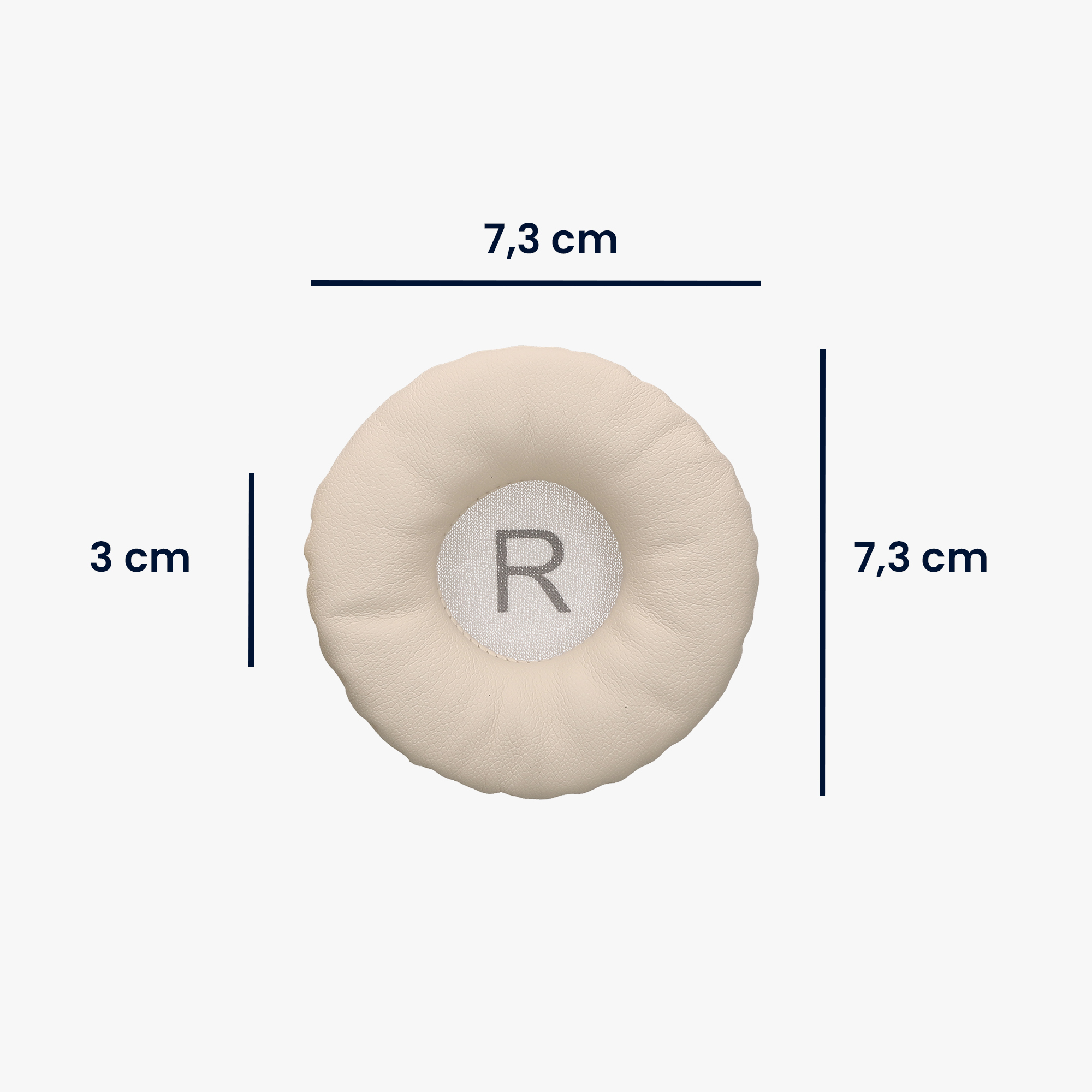 Náhradní náušníky kwmobile pro Anker Soundcore H30i Replacement Ear Pads, bílá
