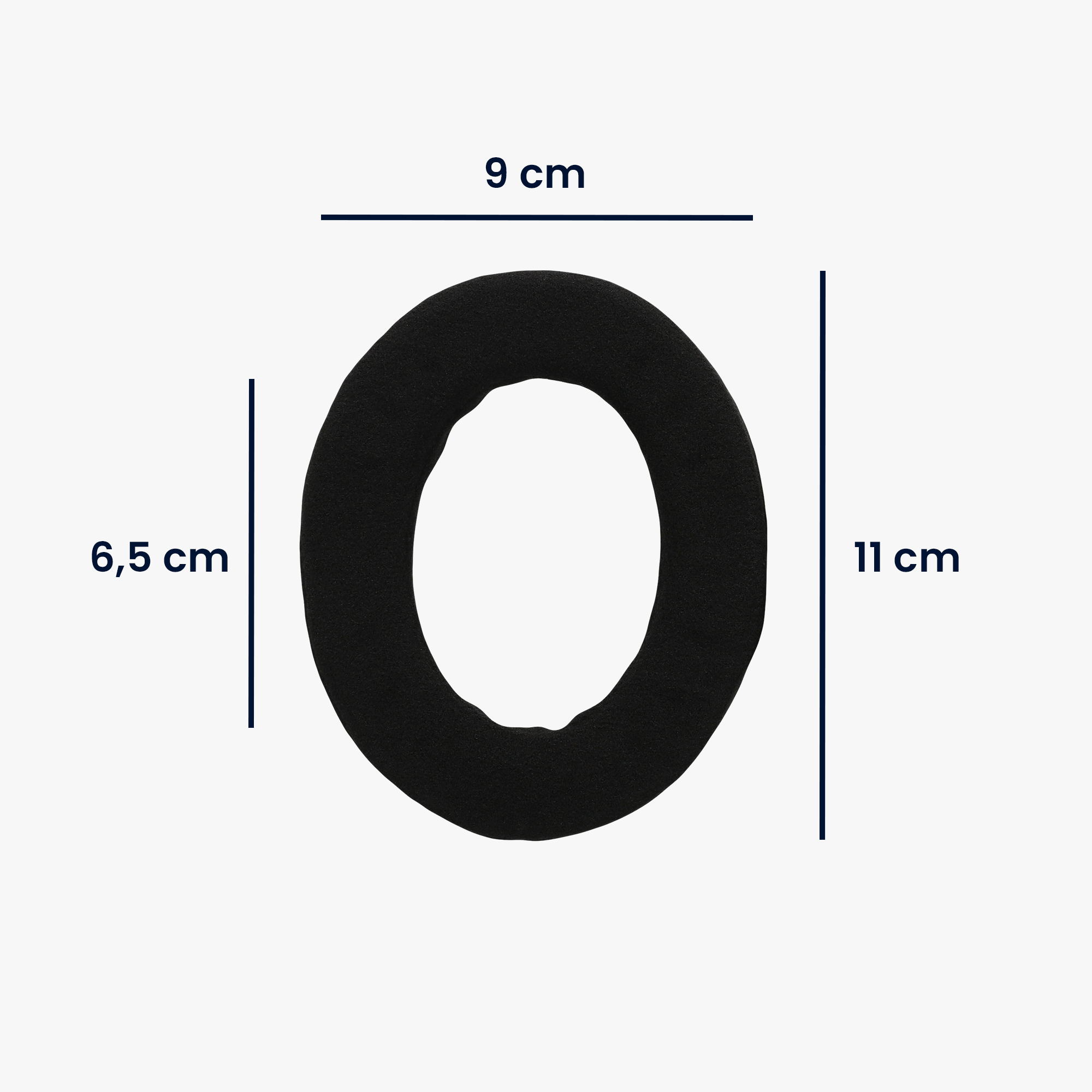 2x Náušníky na sluchátka kwmobile pro Sennheiser HD 490 Pro Ear Pads - černá