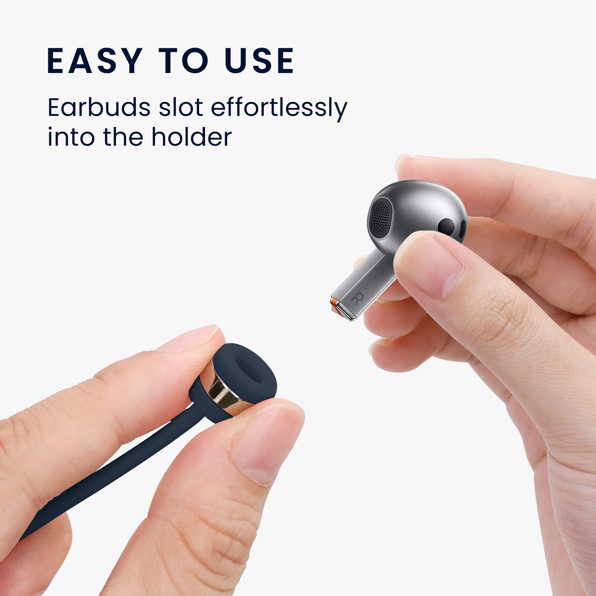 Šňůrka na sluchátka Samsung Galaxy Buds 3 / Soundcore P20i / Wave Beam / Fun Air Pro 4 kwmobile modrý