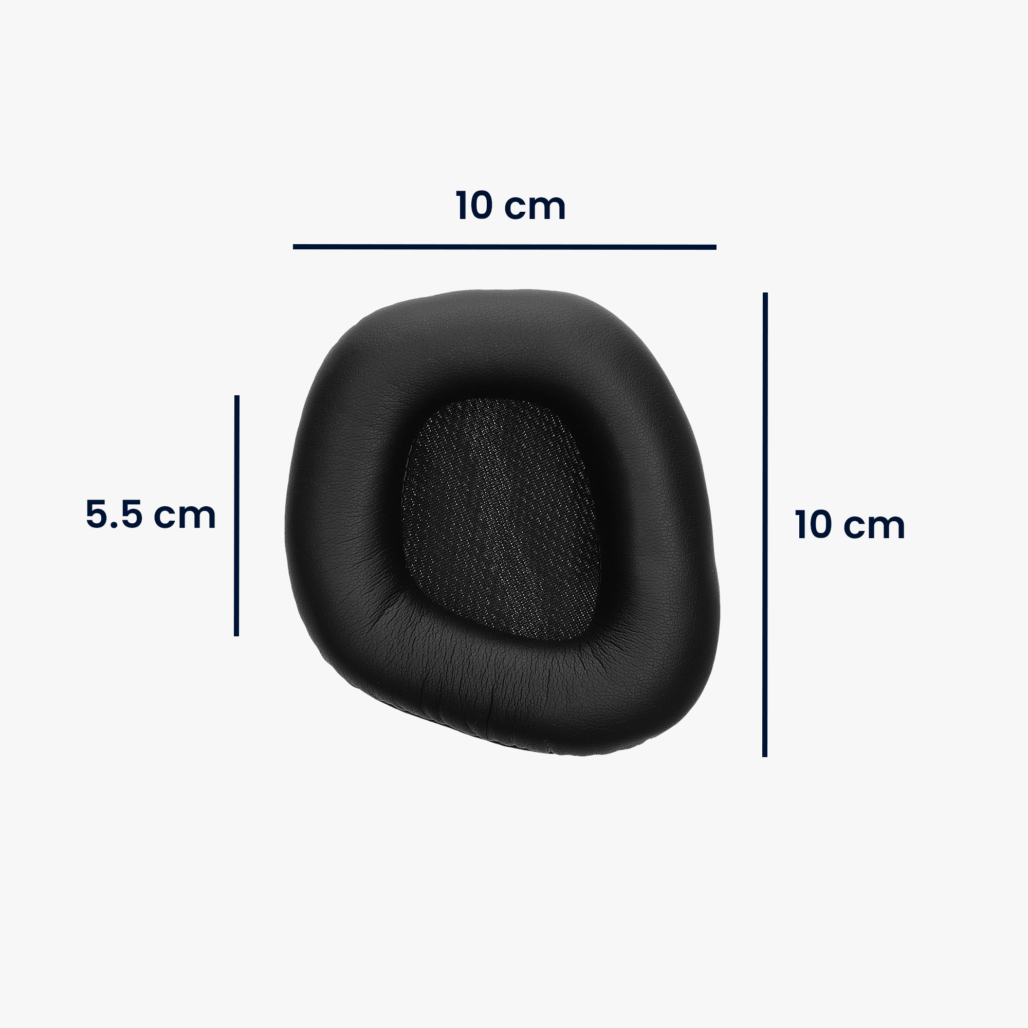 Náušníky kwmobile pro Corsair Void v2 / Void Elite Surround / Void Pro - 2 ks, černá