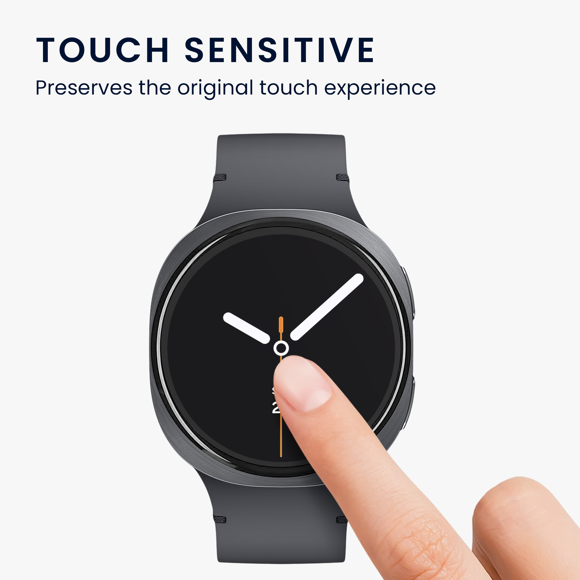 2x Ochranná fólie na hodinky Galaxy Watch 8 (40mm) kwmobile anti-fingerprint