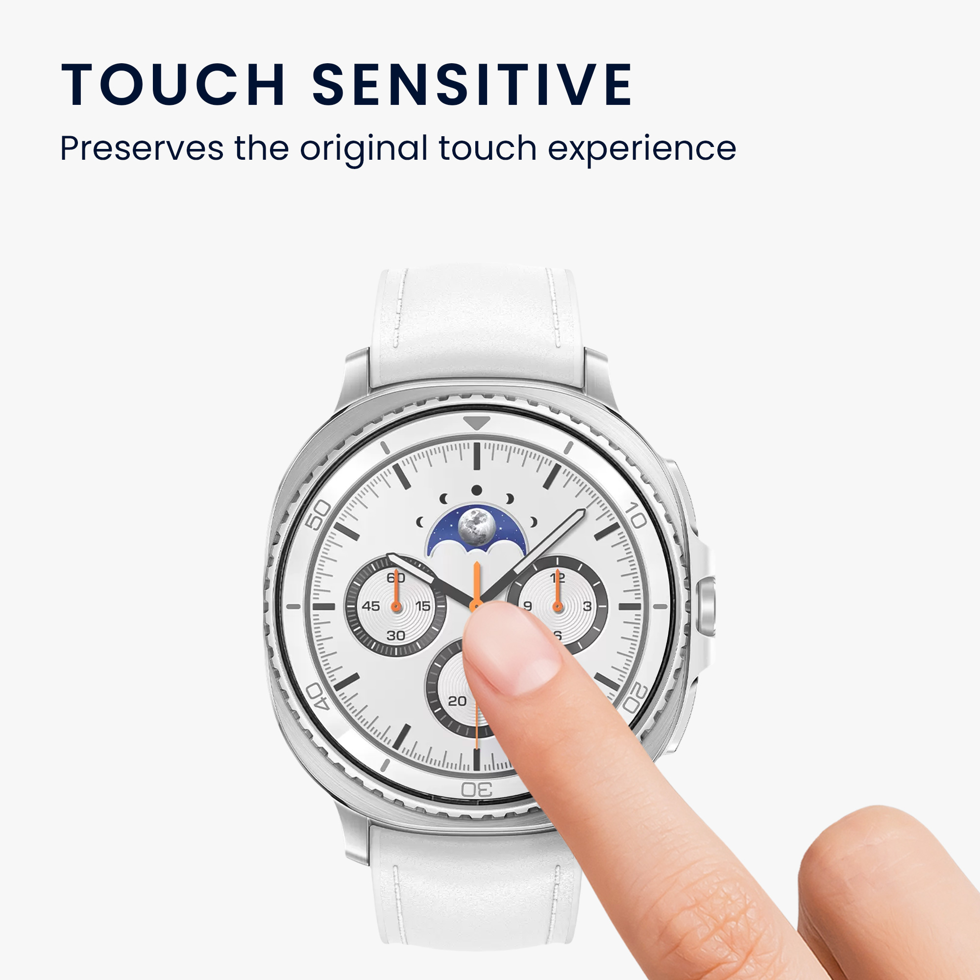 2x Ochranná fólie na hodinky Galaxy Watch 8 Classic (47mm) kwmobile anti-fingerprint