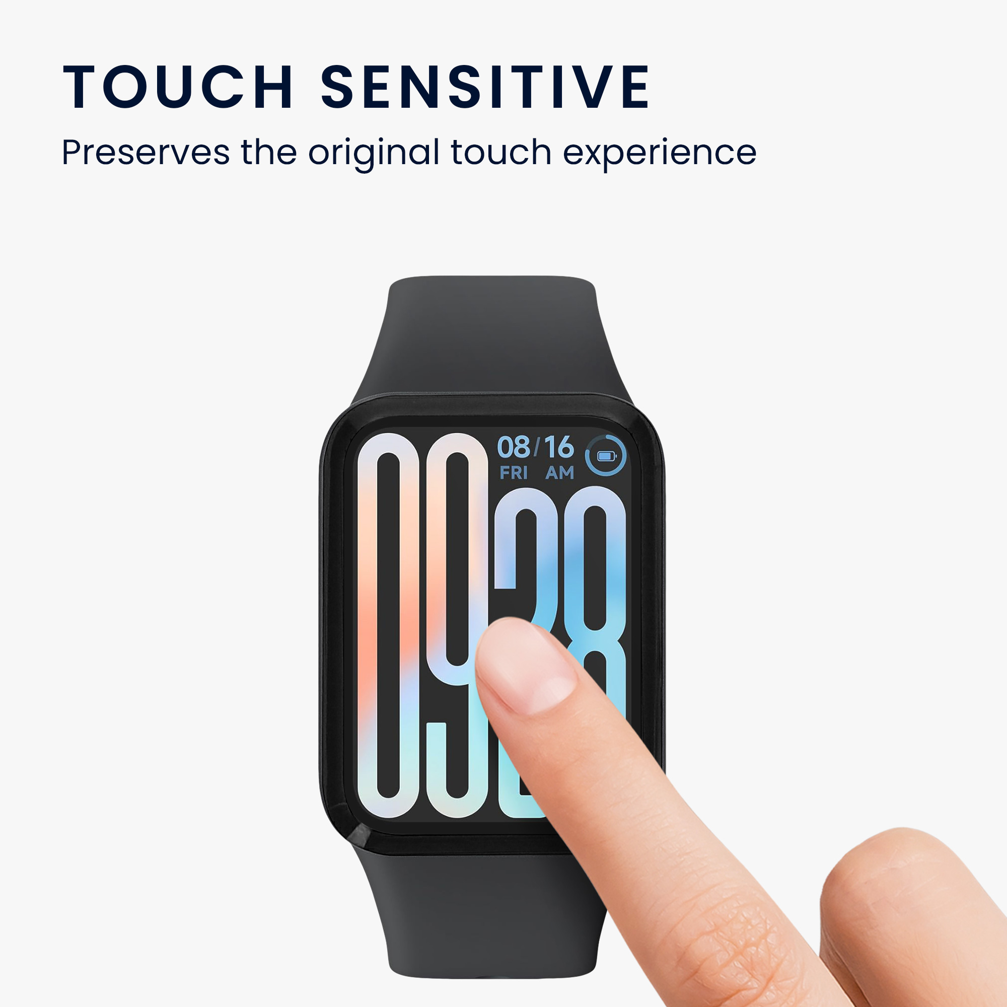 2x Ochranná fólie Xiaomi Smart Band 9 Pro kwmobile - 2x smart watch protector anti-fingerprint