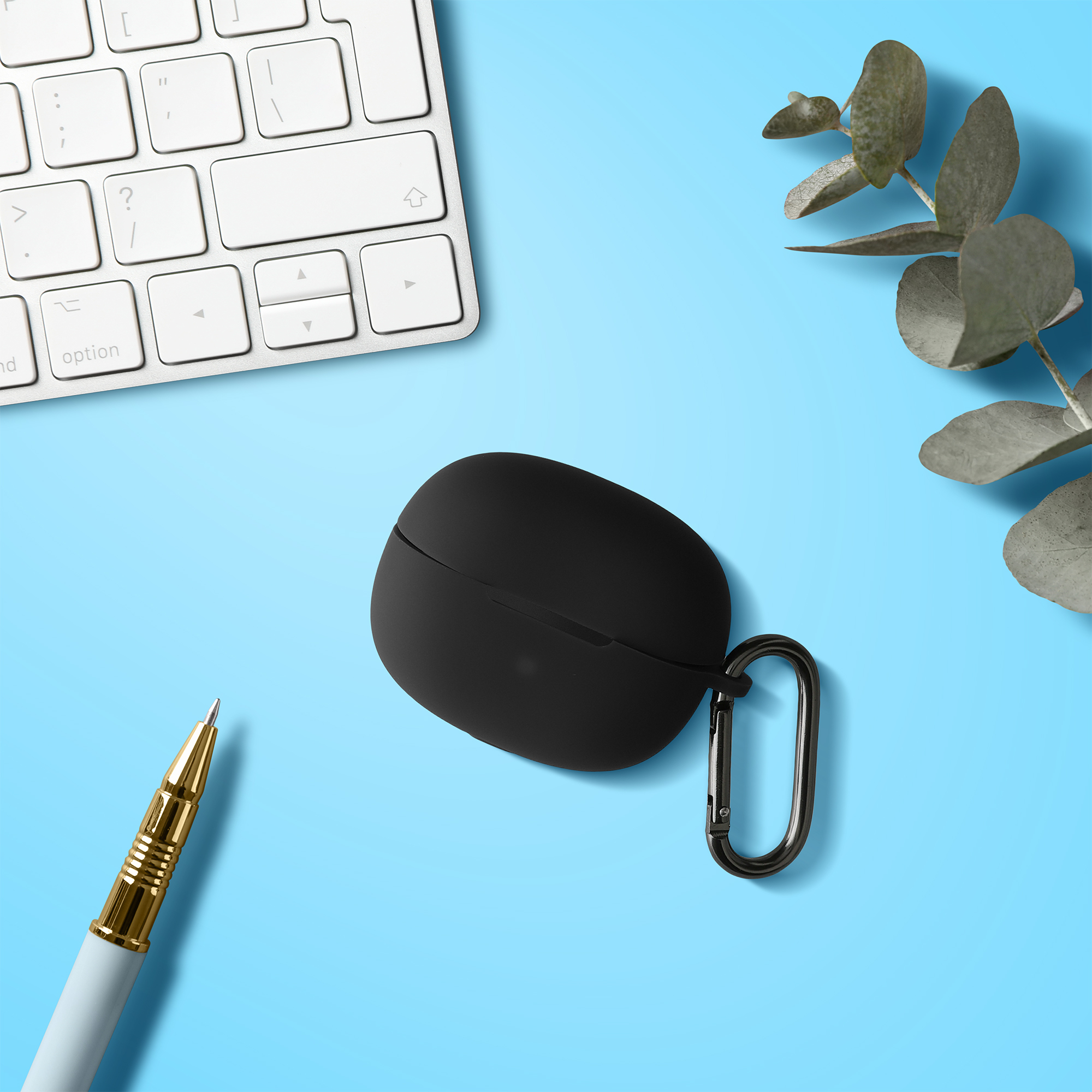 Pouzdro na sluchátka kwmobile pro Shokz OpenDots ONE, černá