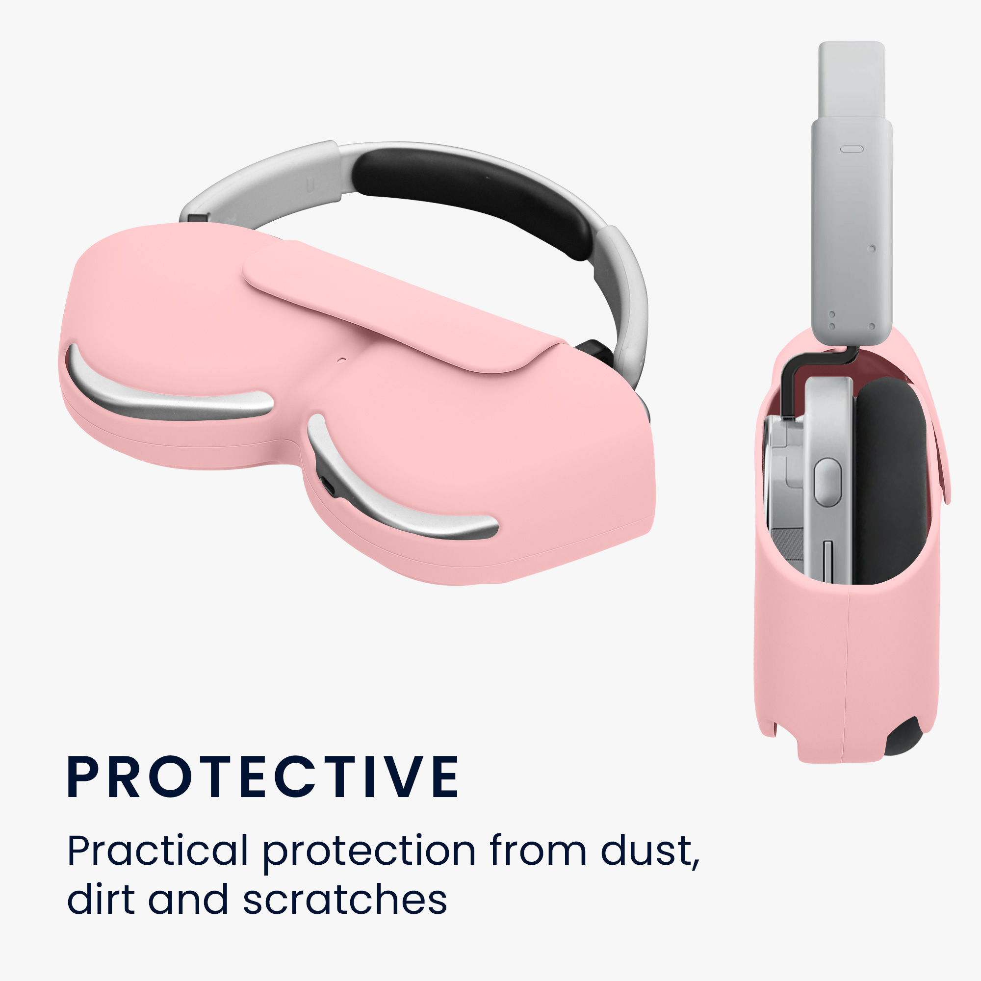 Silikonový kryt pro Nothing Headphone (1) kwmobile silikonové - starorůžová