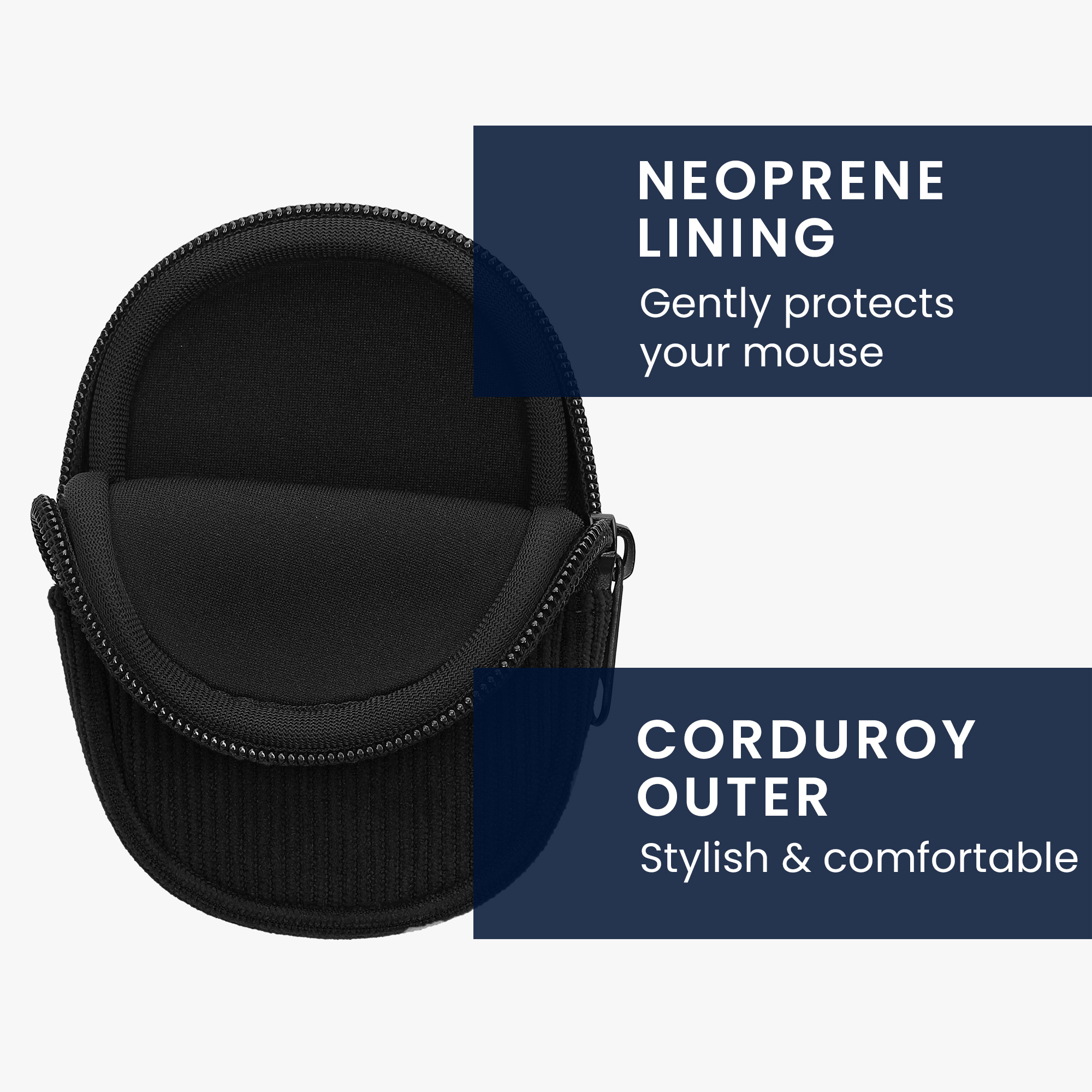 Pouzdro na myš pro Logitech POP Mouse kwmobile neoprenové - černá
