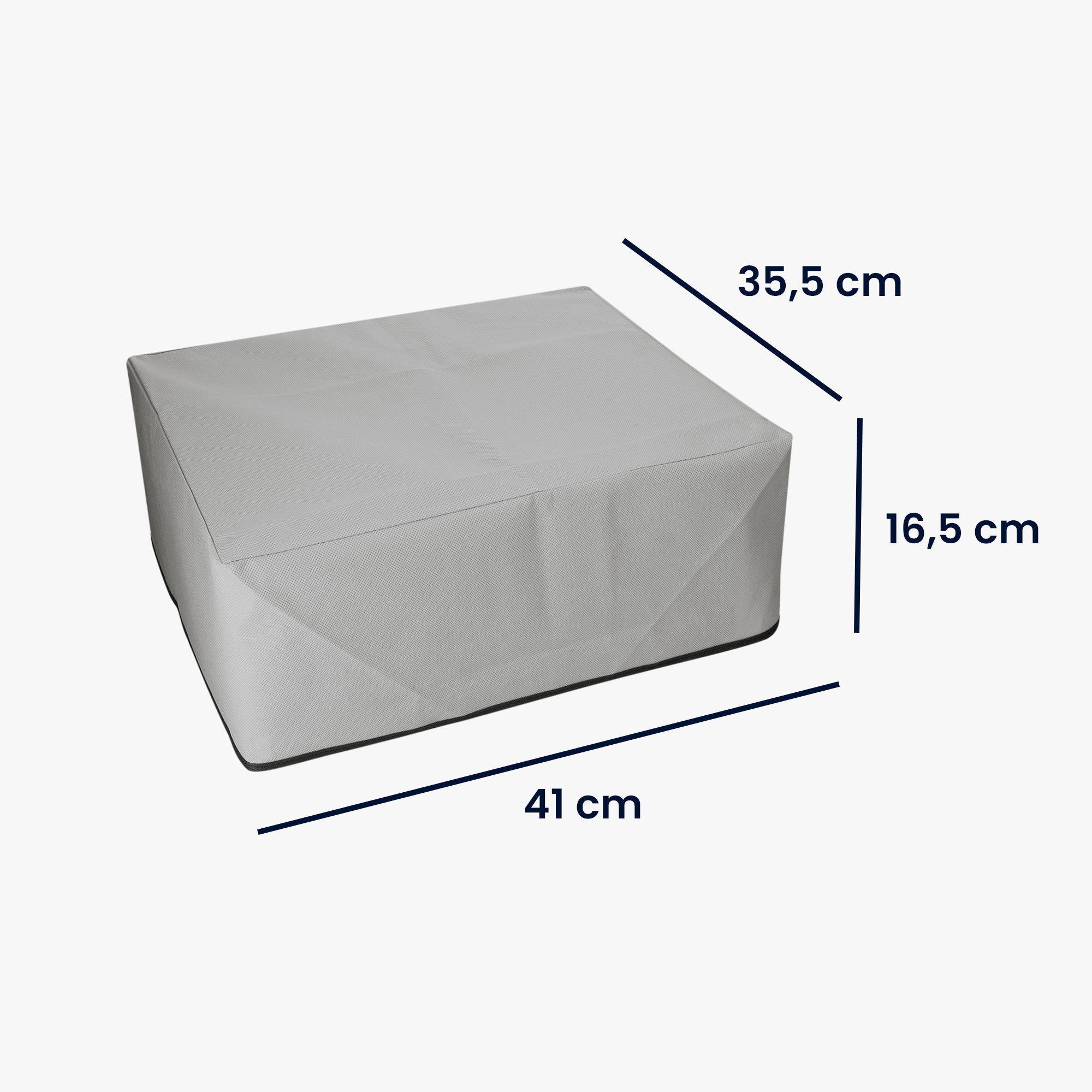 Ochranný kryt proti prachu pro Brother DCP-J1140DW / DCP-J1050DW / DCP-J1313DW kwmobile - světle šedá