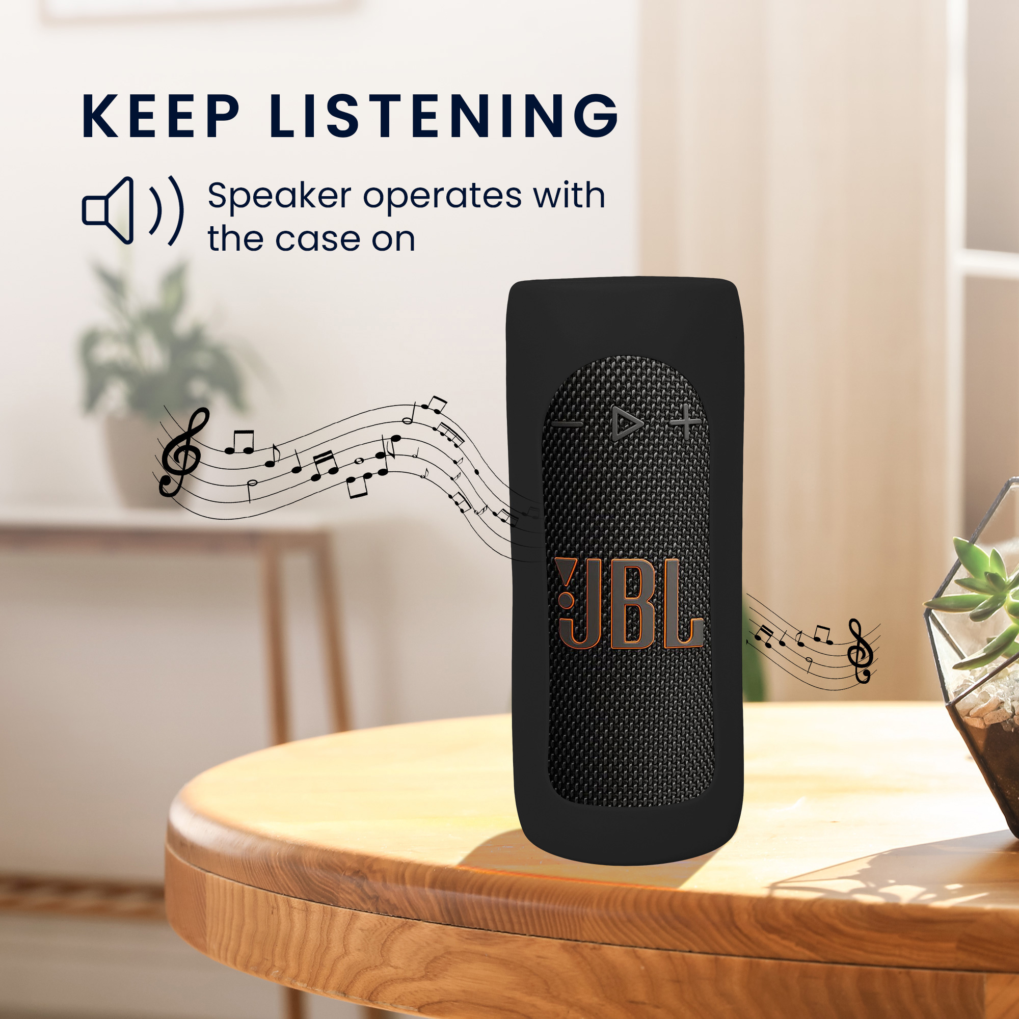 Silikonové pouzdro pro JBL Grip kwmobile - obal fólie černá