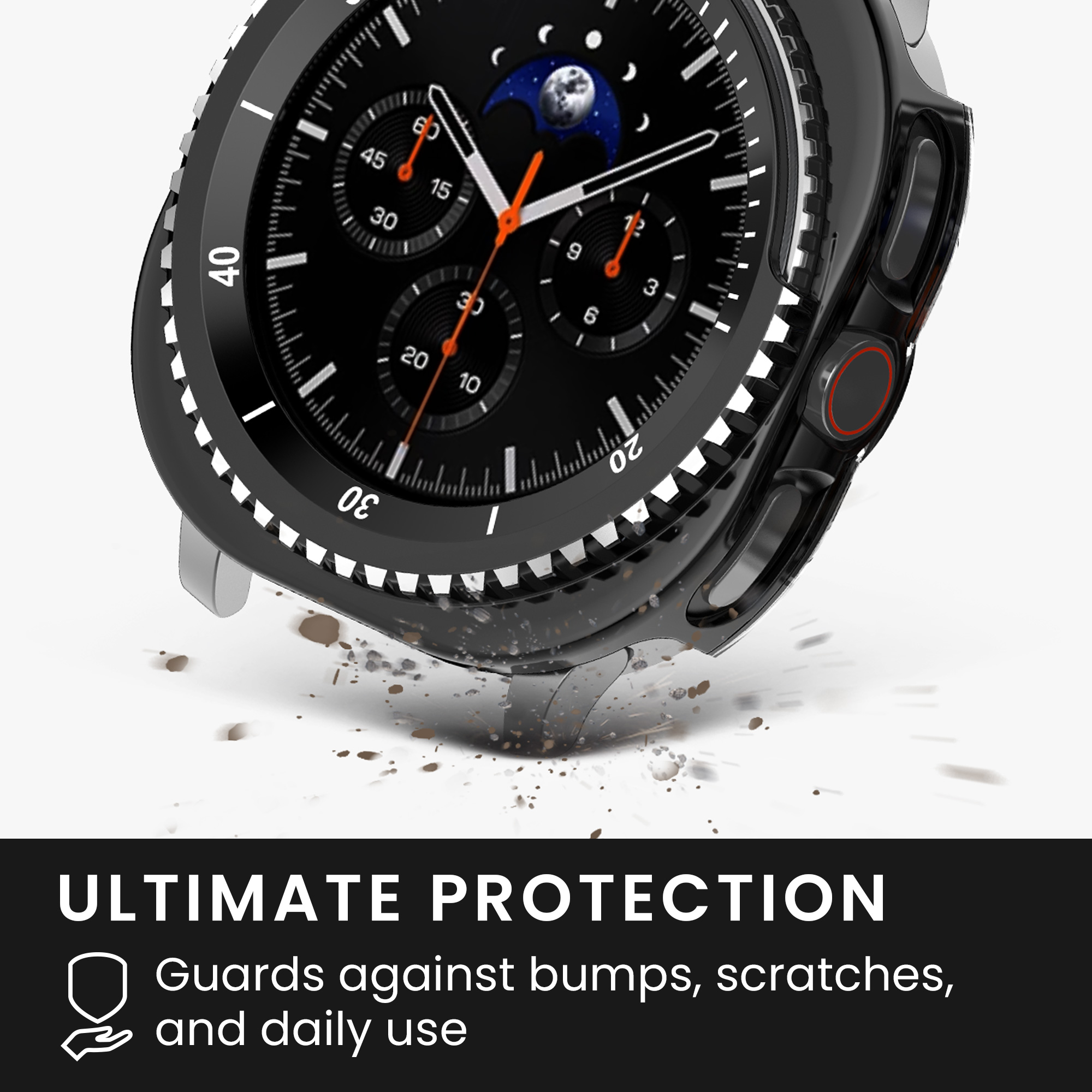 Kovové pouzdro pro Samsung Galaxy Watch 8 / Galaxy Watch 8 Classic 46mm kwmobile - černá