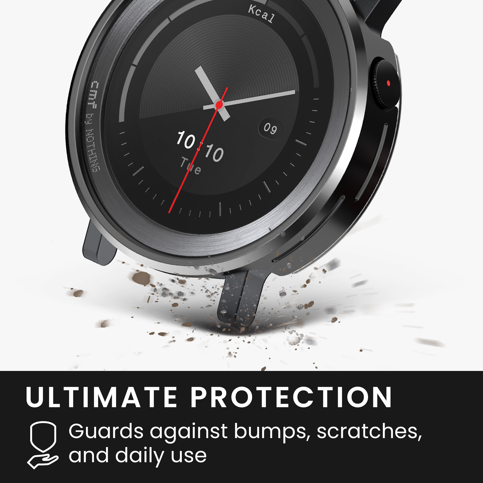 Kovové pouzdro pro CMF Watch 3 Pro kwmobile - tmavě šedá