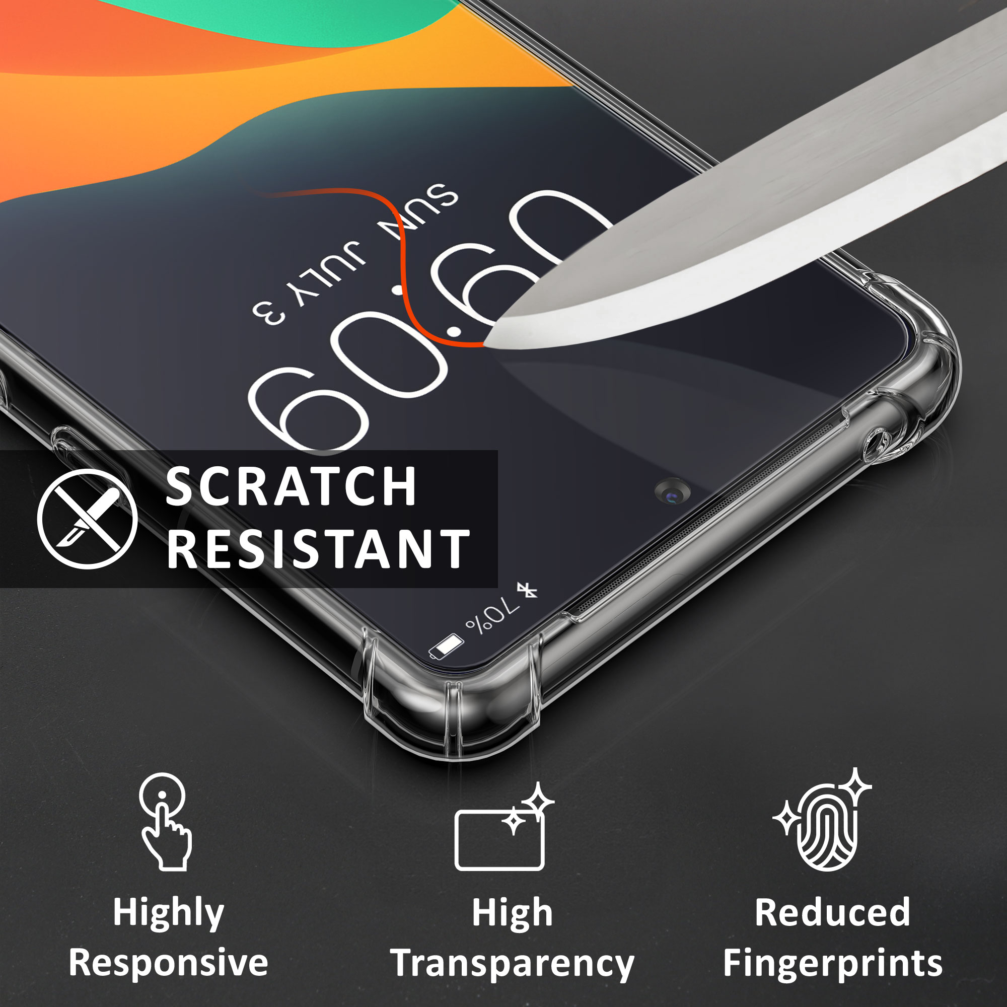 Silikonový kryt kwmobile pro Google Pixel 7 - transparent