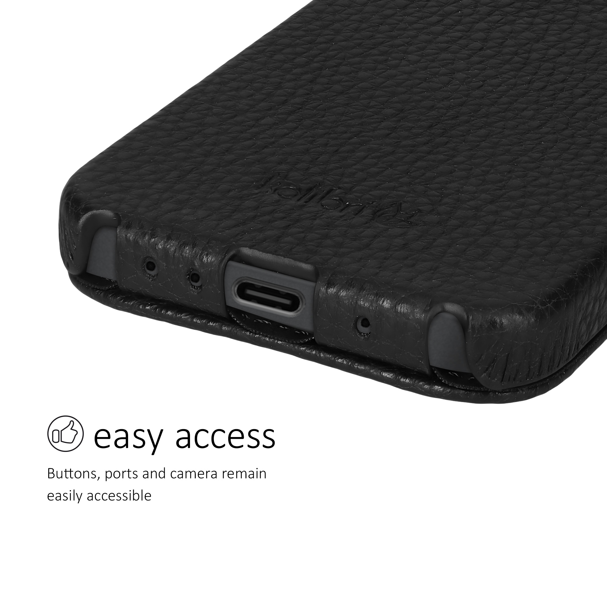 Flipové pouzdro pro Apple iPhone 17e / iPhone 16e kalibri tenké - černá